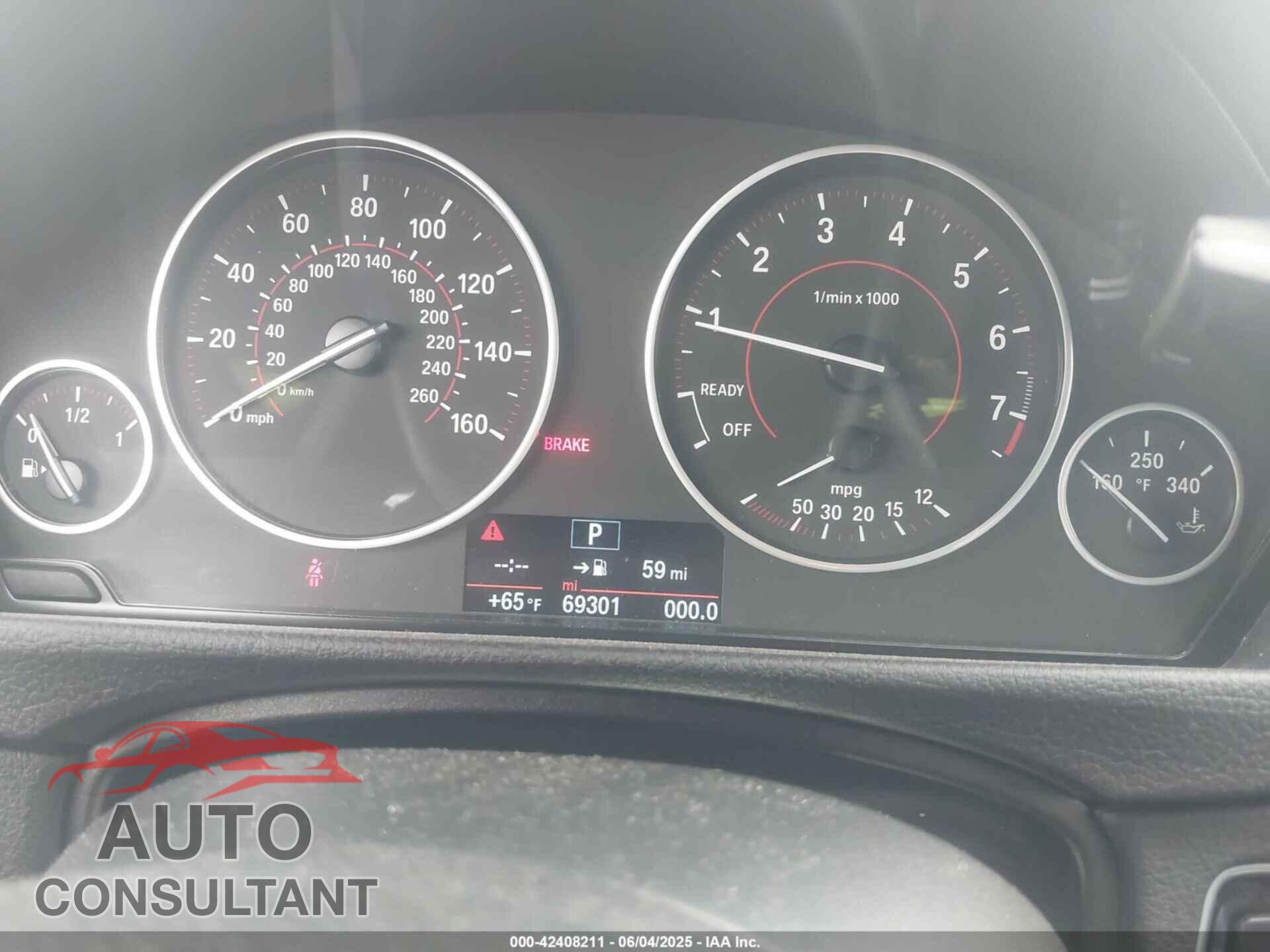 BMW 328I 2016 - WBA8E9G50GNU28994