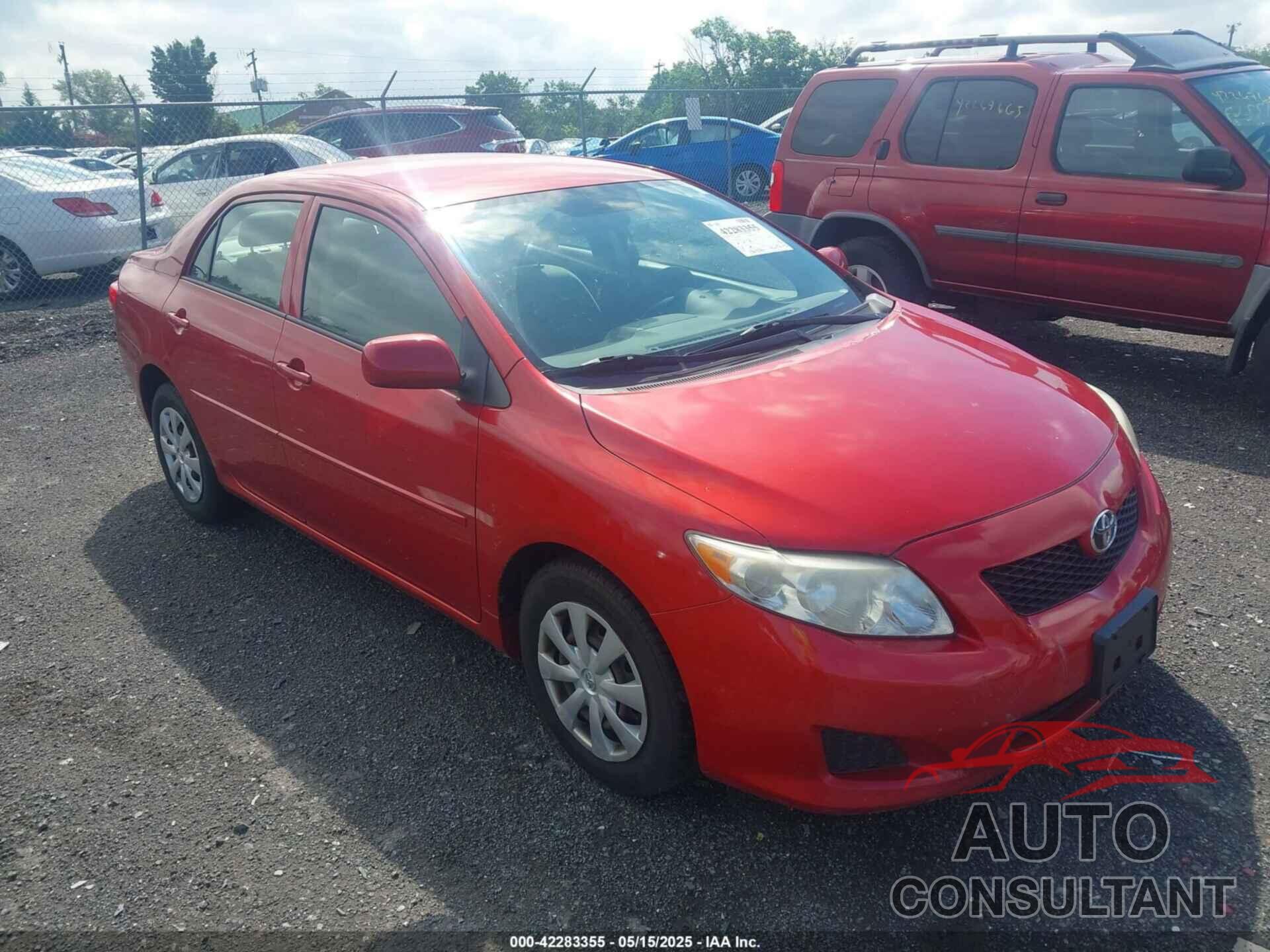 TOYOTA COROLLA 2009 - JTDBL40E19J030277