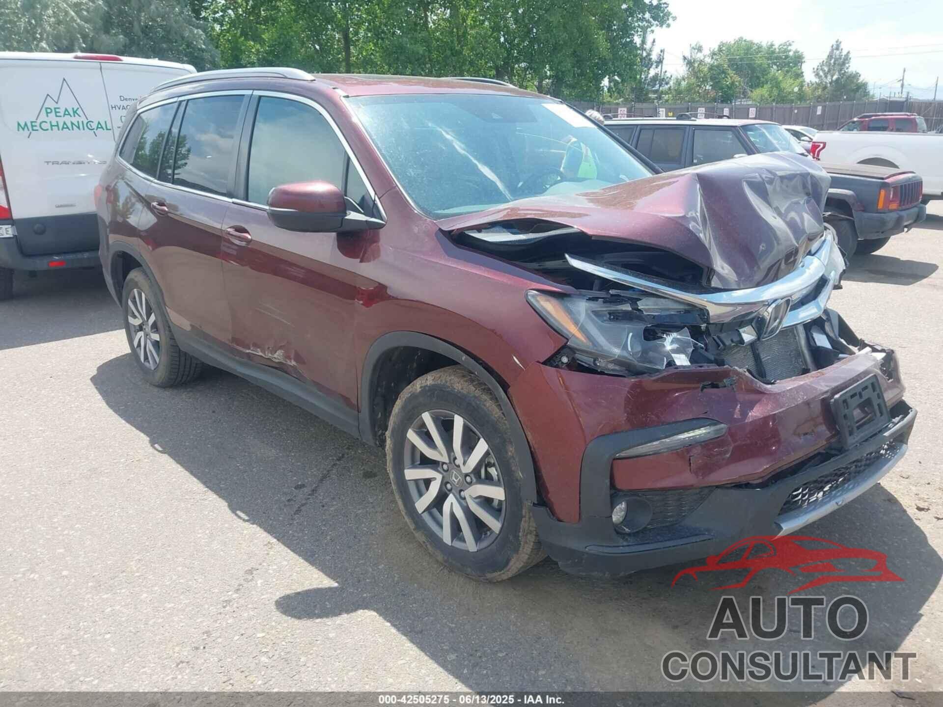 HONDA PILOT 2019 - 5FNYF6H55KB039143