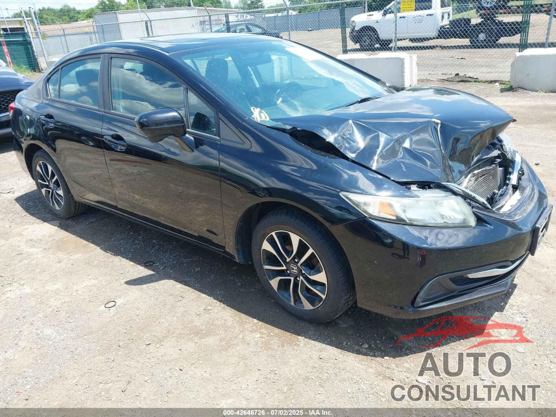 HONDA CIVIC 2014 - 2HGFB2F85EH538517