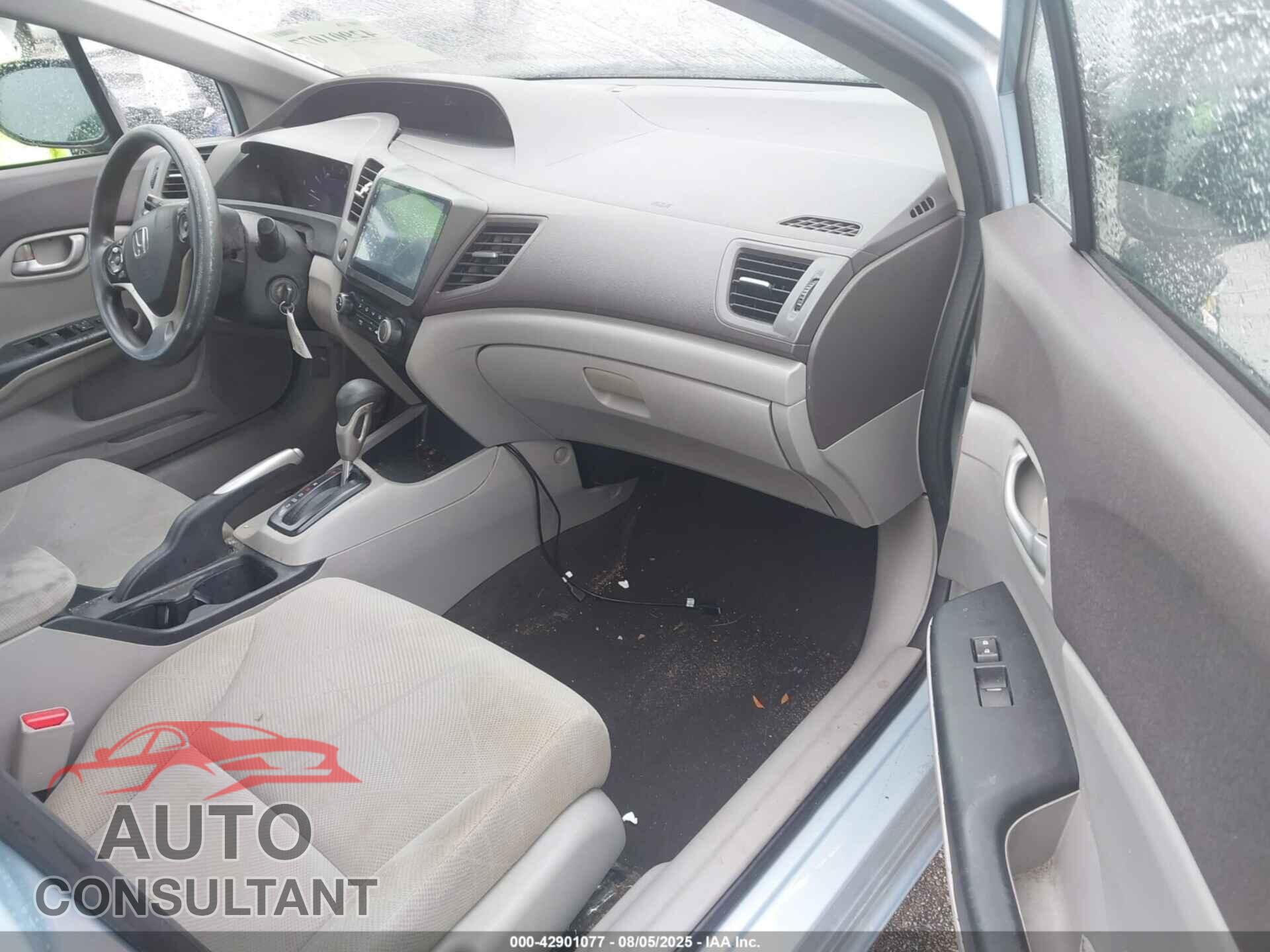 HONDA CIVIC 2012 - 19XFB2F50CE031277