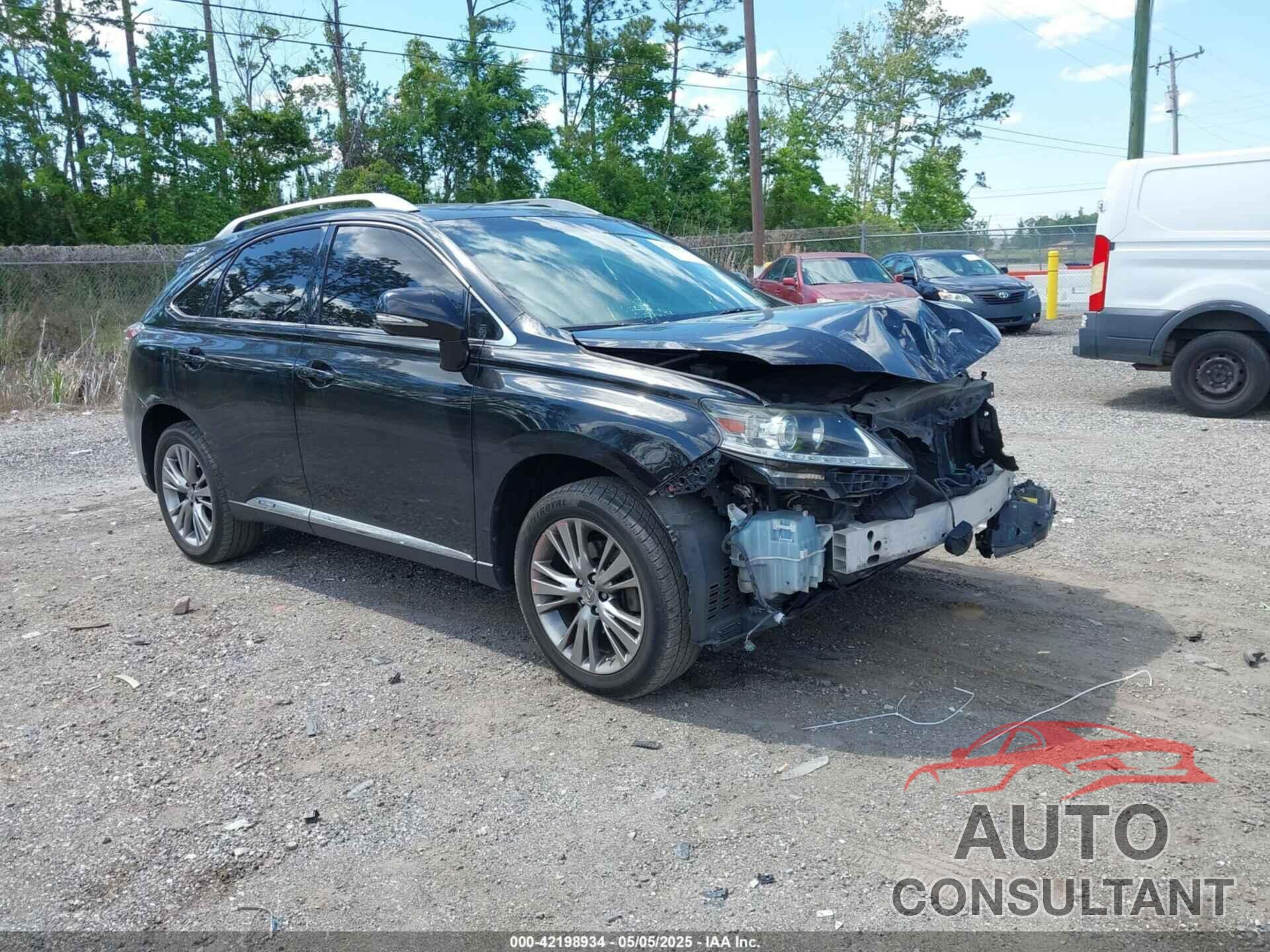 LEXUS RX 450H 2013 - JTJBC1BAXD2449947