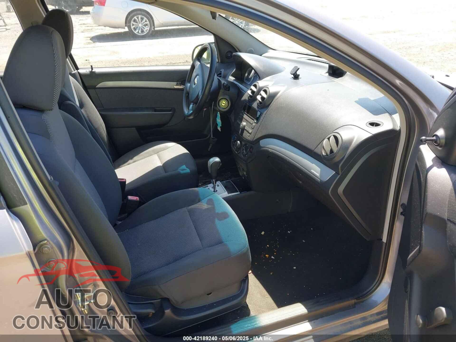 CHEVROLET AVEO 2011 - KL1TD5DE2BB166314