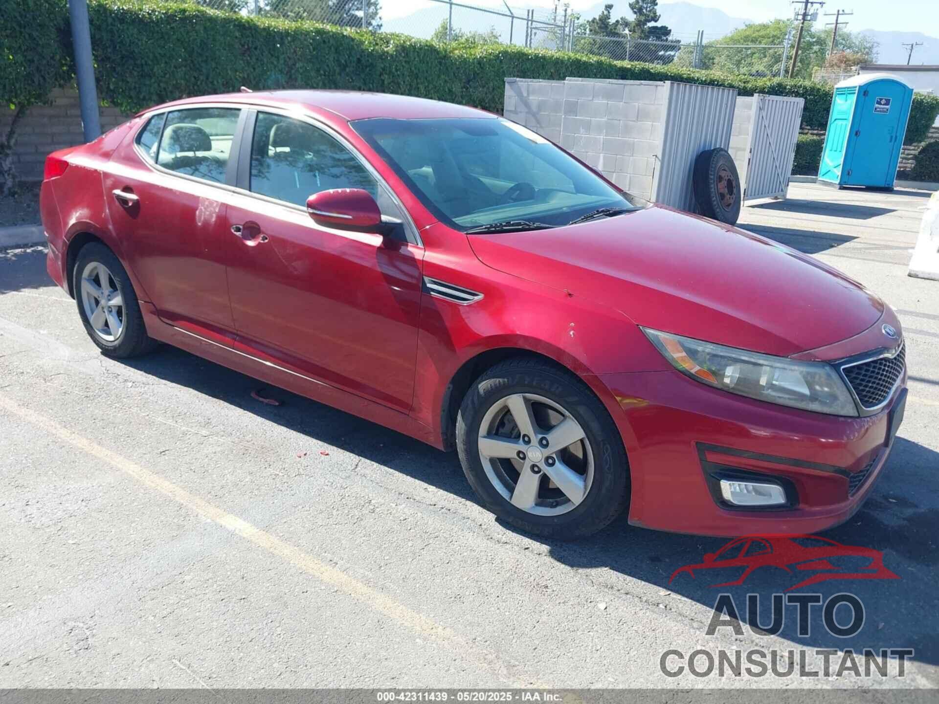 KIA OPTIMA 2014 - 5XXGM4A70EG295337