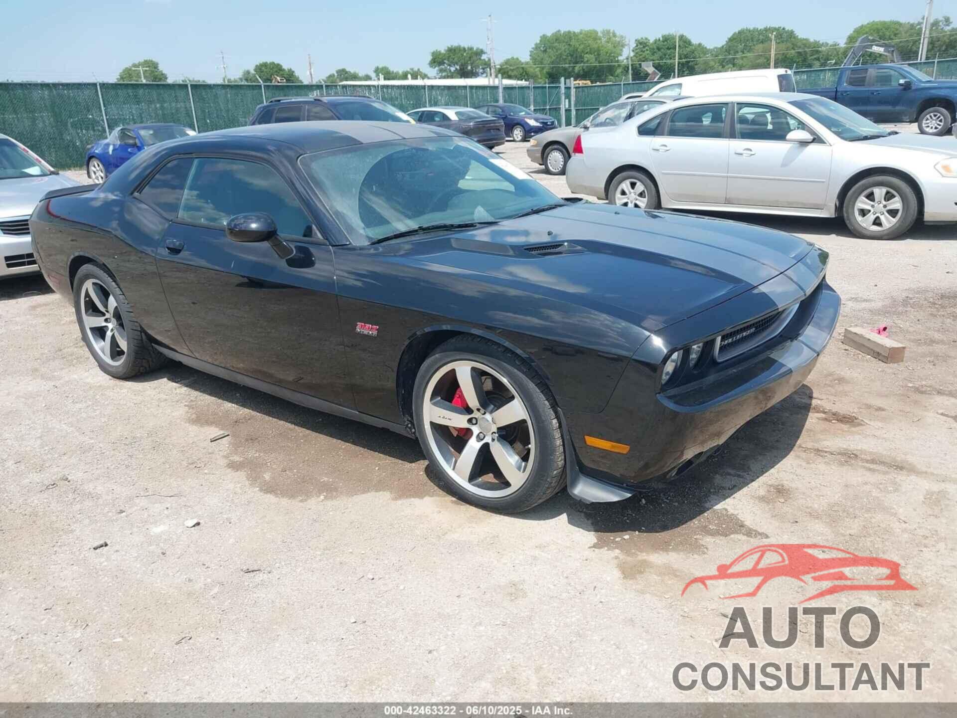 DODGE CHALLENGER 2012 - 2C3CDYCJ1CH106496