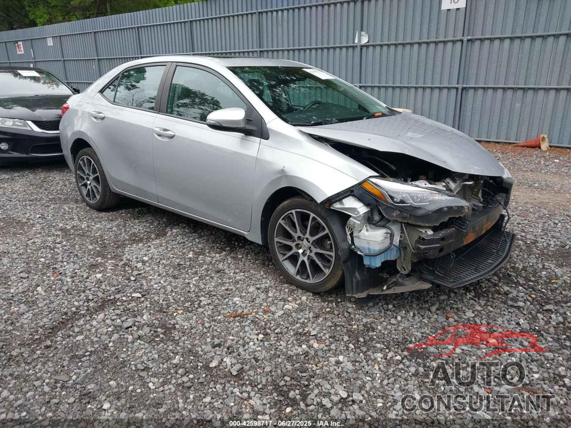 TOYOTA COROLLA 2017 - 5YFBURHE6HP578607