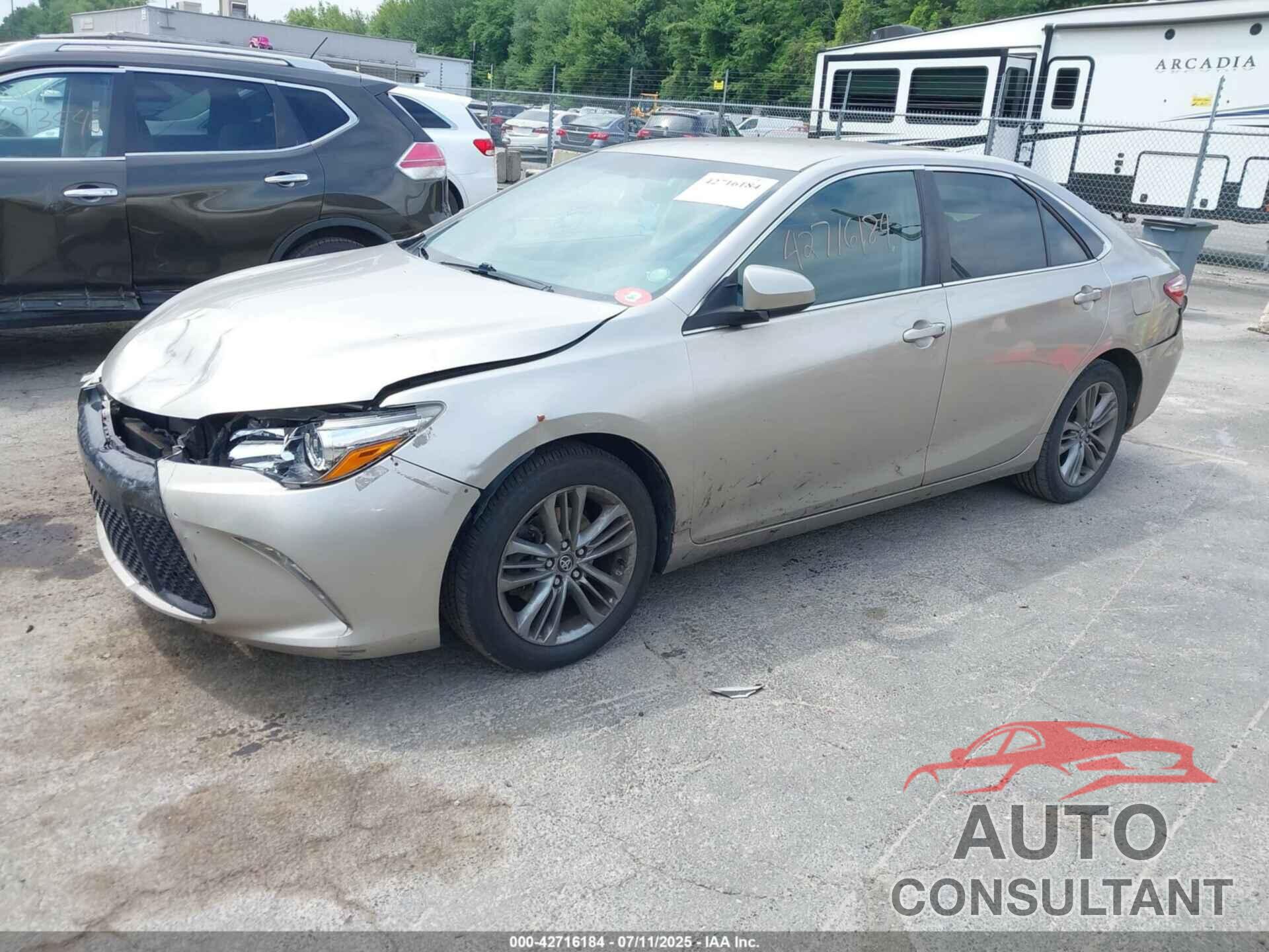 TOYOTA CAMRY 2016 - 4T1BF1FK5GU170682
