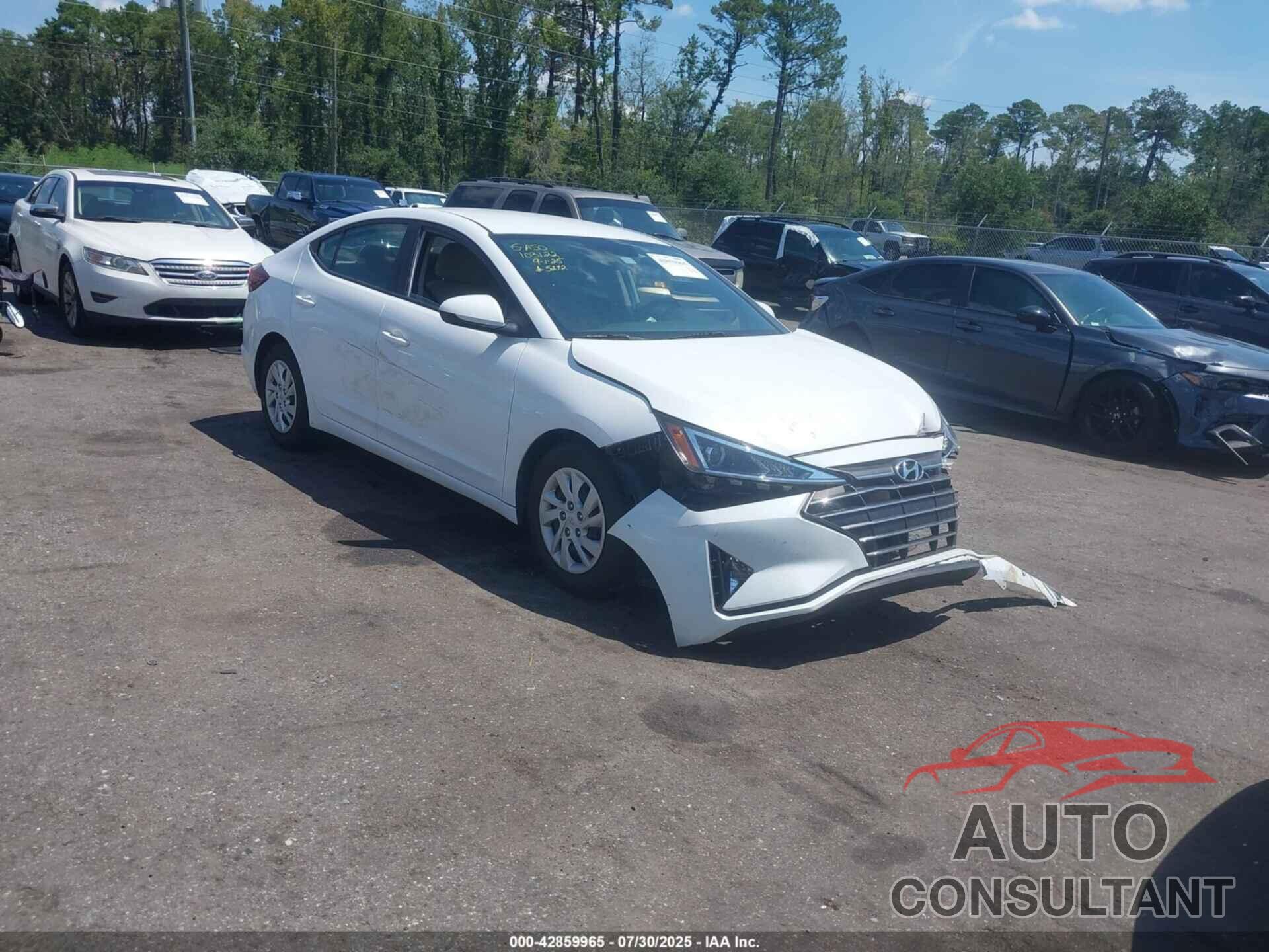 HYUNDAI ELANTRA 2019 - 5NPD74LF2KH475272