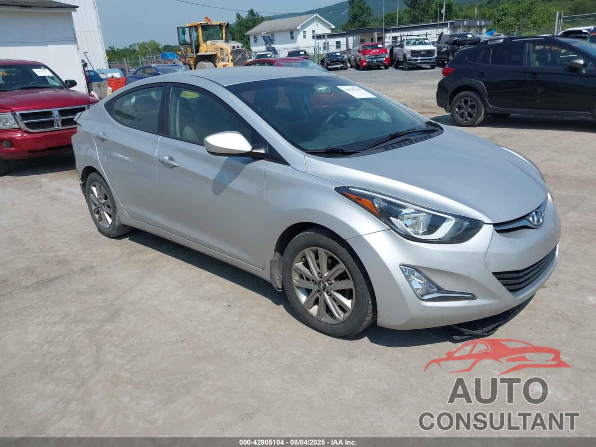 HYUNDAI ELANTRA 2016 - 5NPDH4AE3GH788636