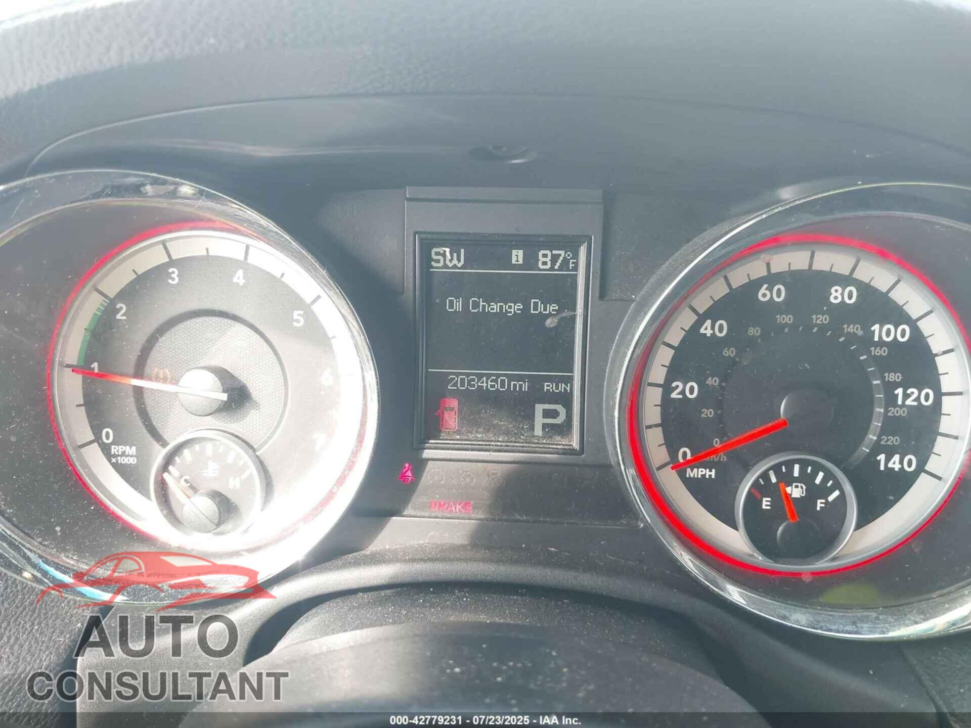 DODGE DURANGO 2013 - 1C4RDHDGXDC608209