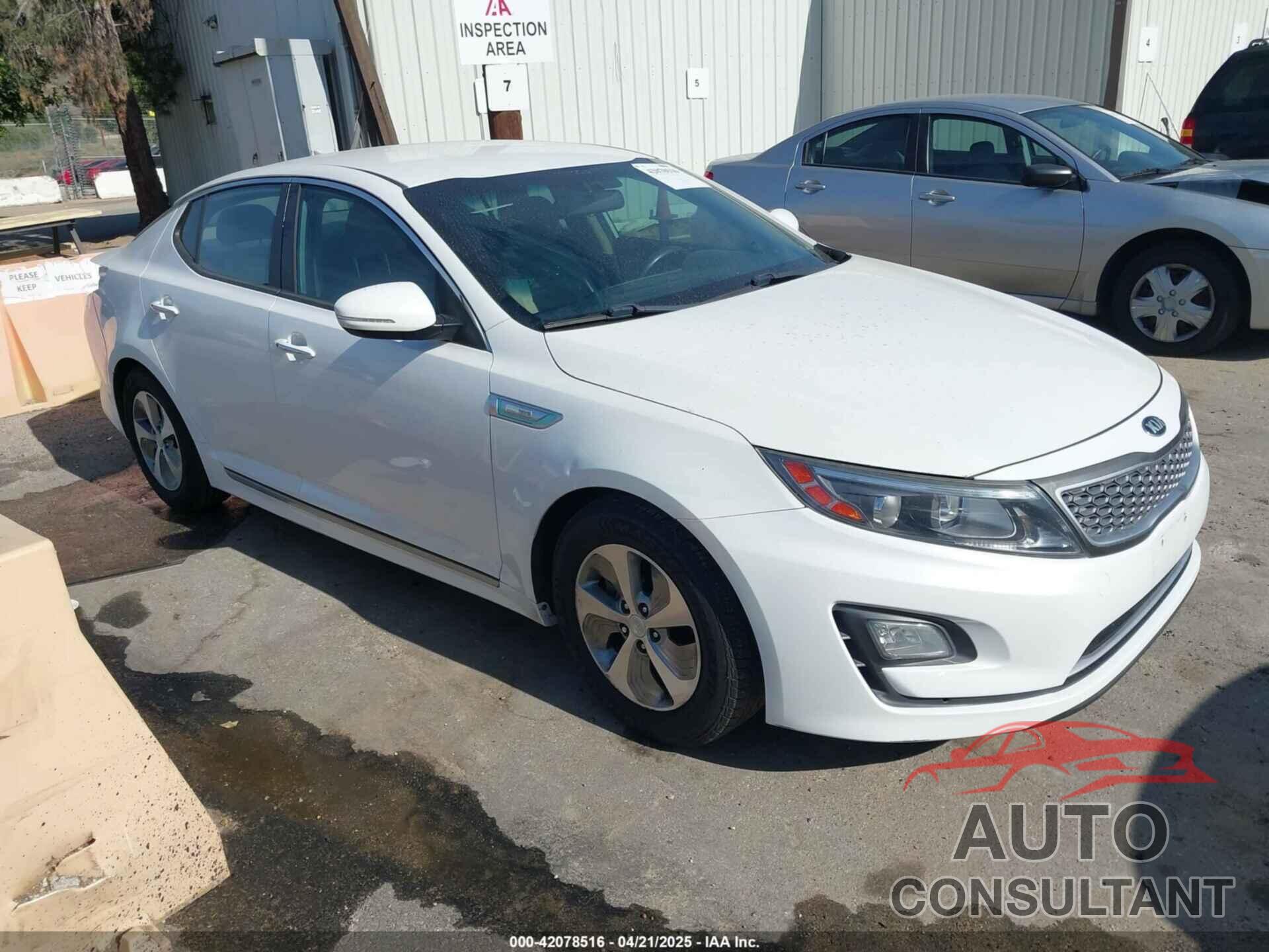 KIA OPTIMA HYBRID 2015 - KNAGM4AD8F5088834