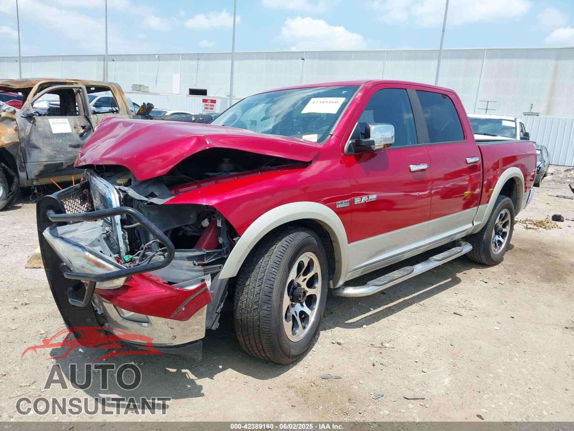 DODGE RAM 1500 2010 - 1D7RB1CTXAS179625