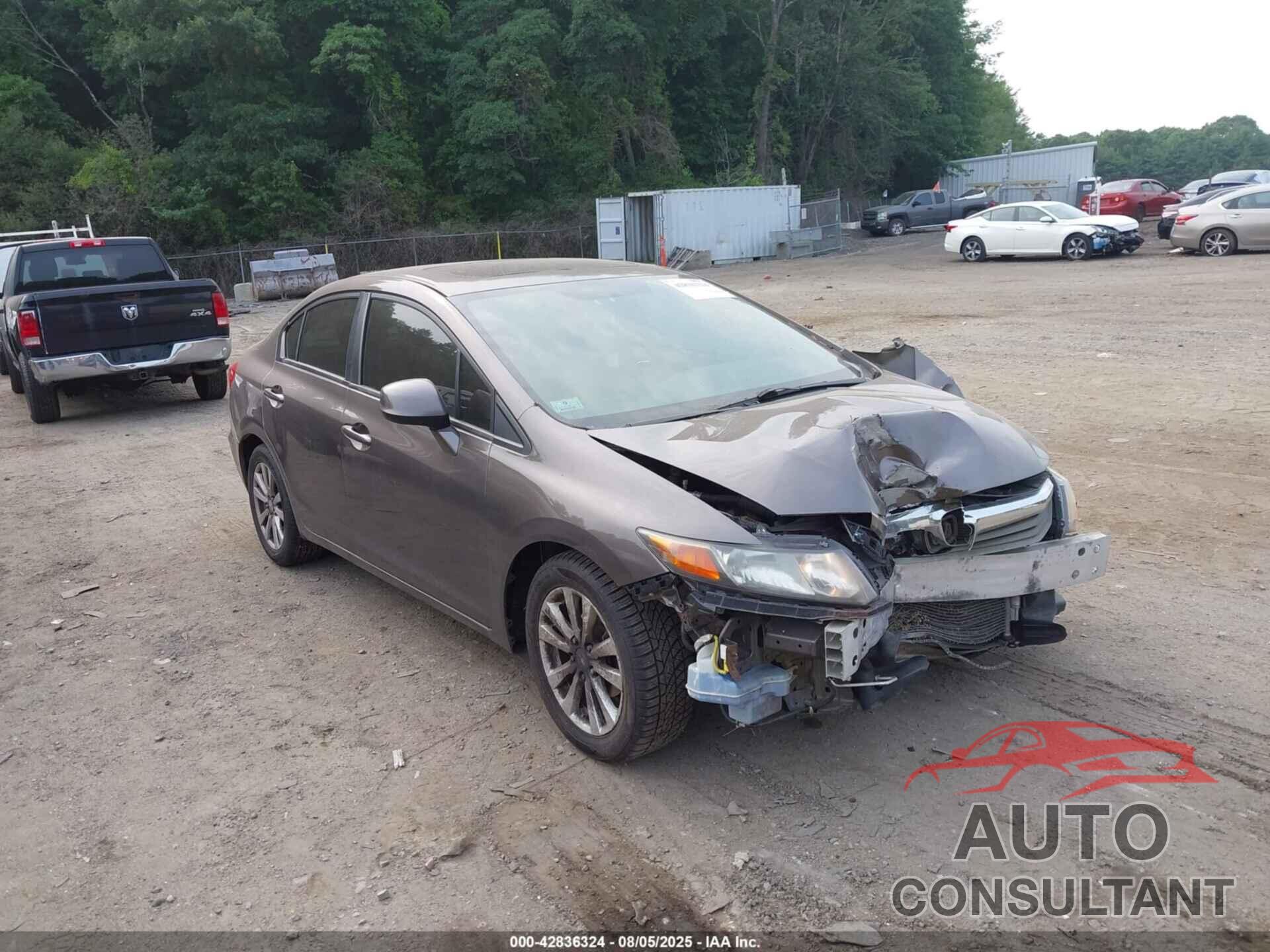 HONDA CIVIC 2012 - 2HGFB2F89CH607125