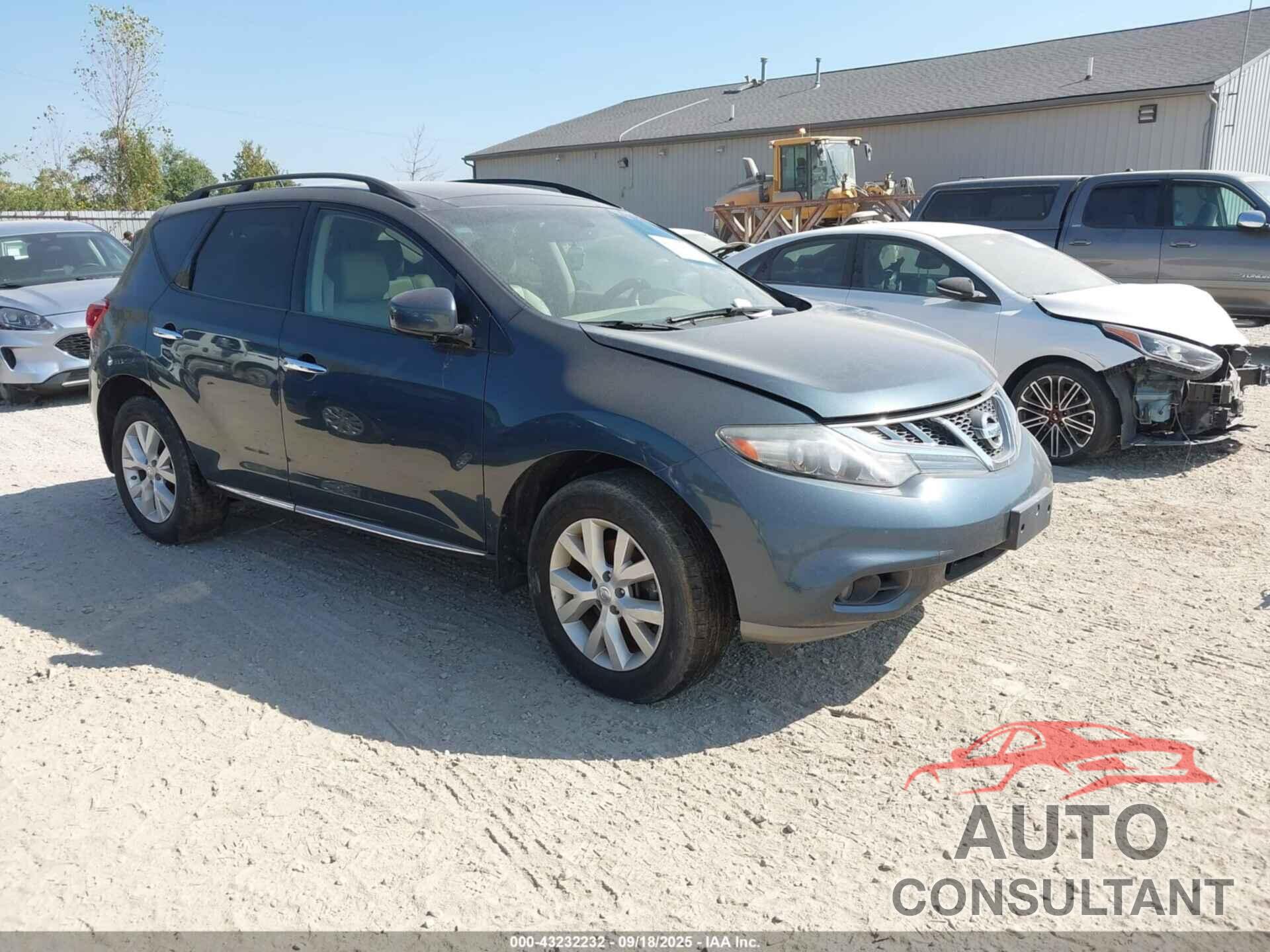 NISSAN MURANO 2011 - JN8AZ1MW4BW159946