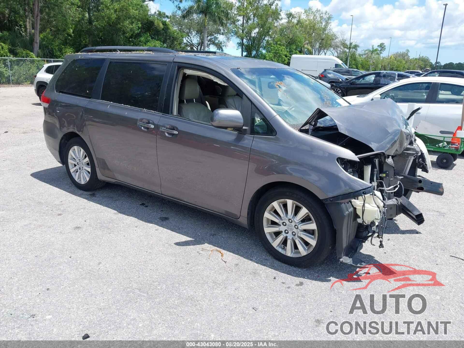 TOYOTA SIENNA 2011 - 5TDDK3DC2BS016086