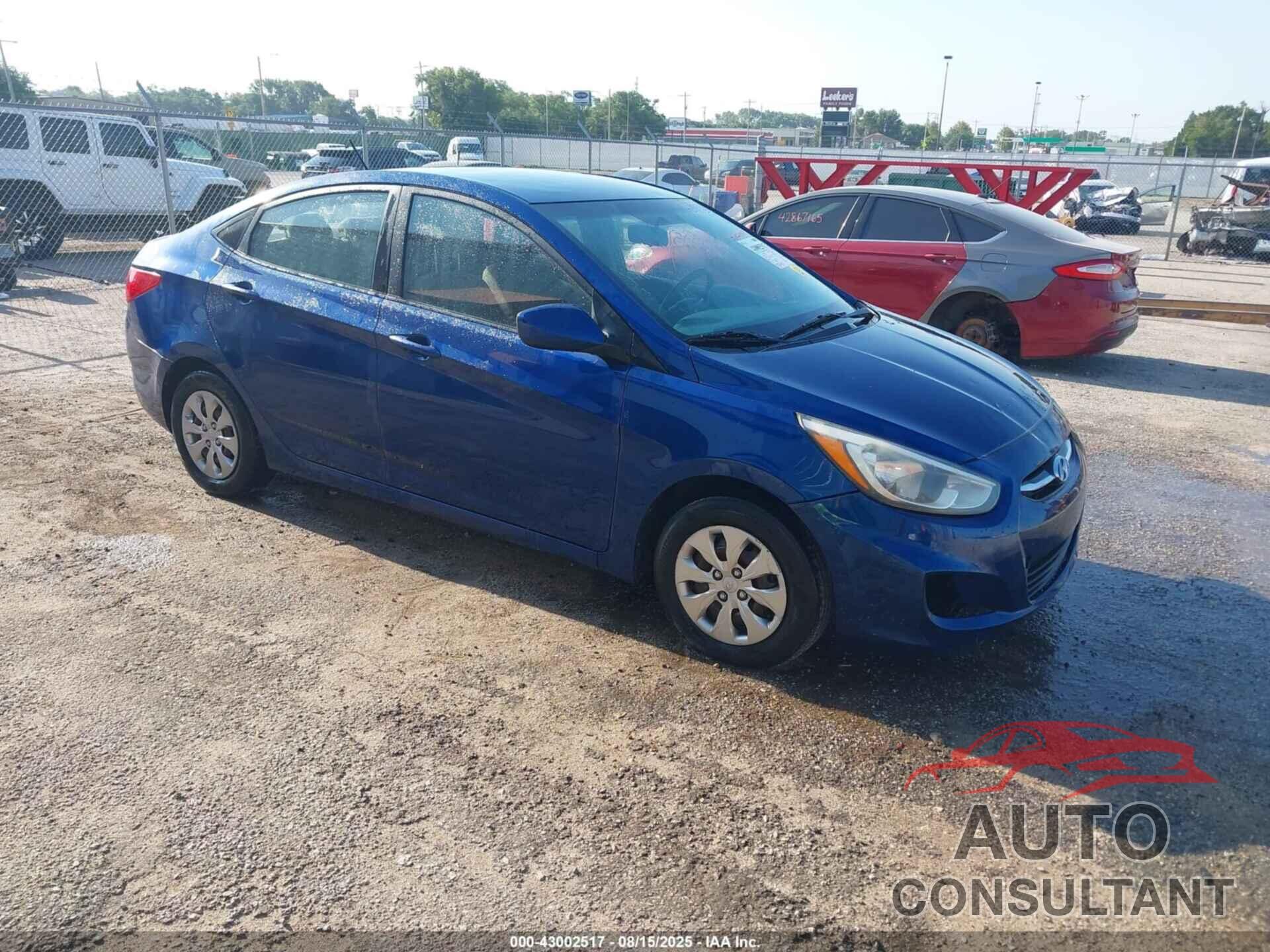 HYUNDAI ACCENT 2015 - KMHCT4AE6FU850315