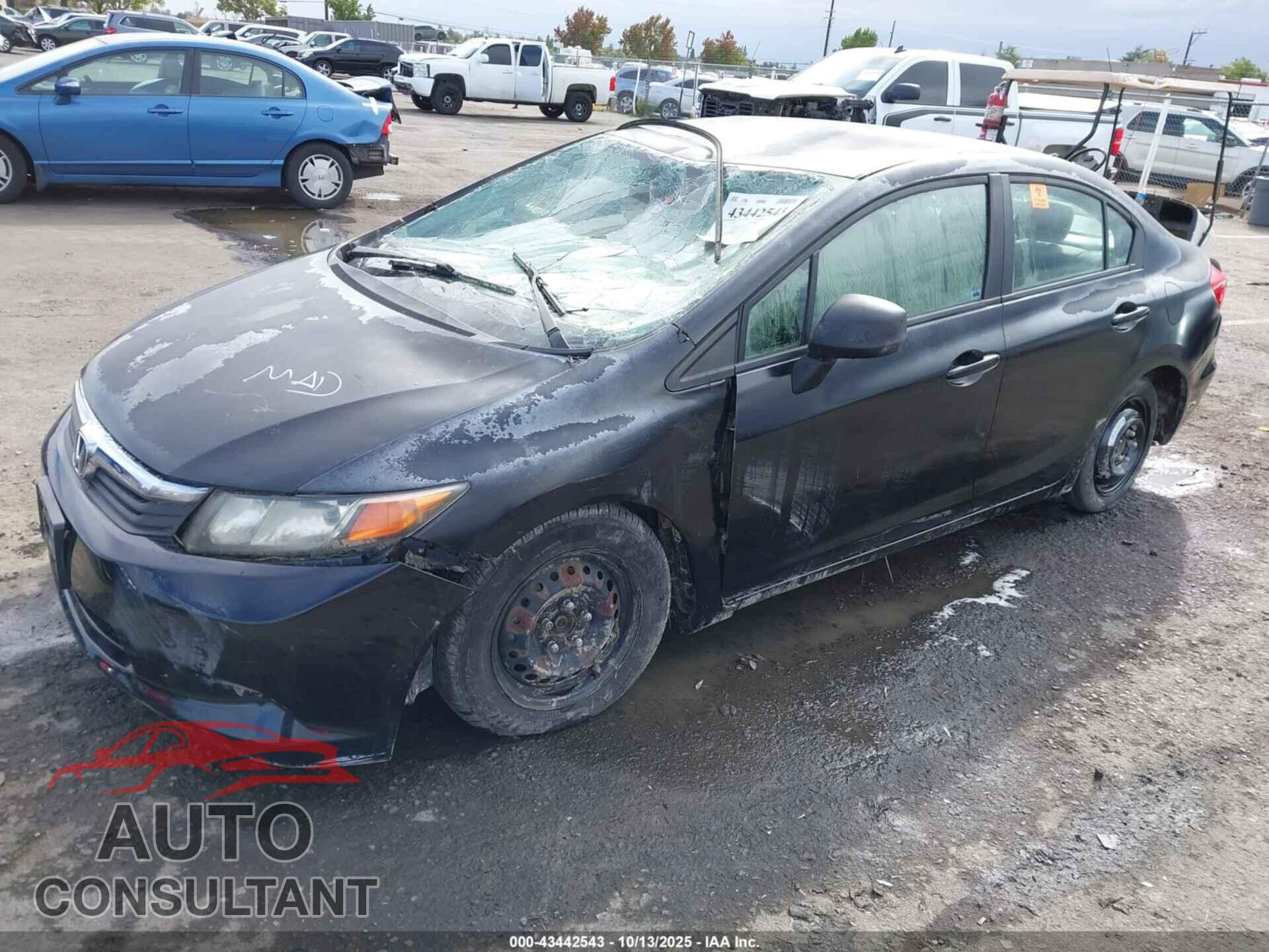 HONDA CIVIC 2012 - 2HGFB2F52CH592392