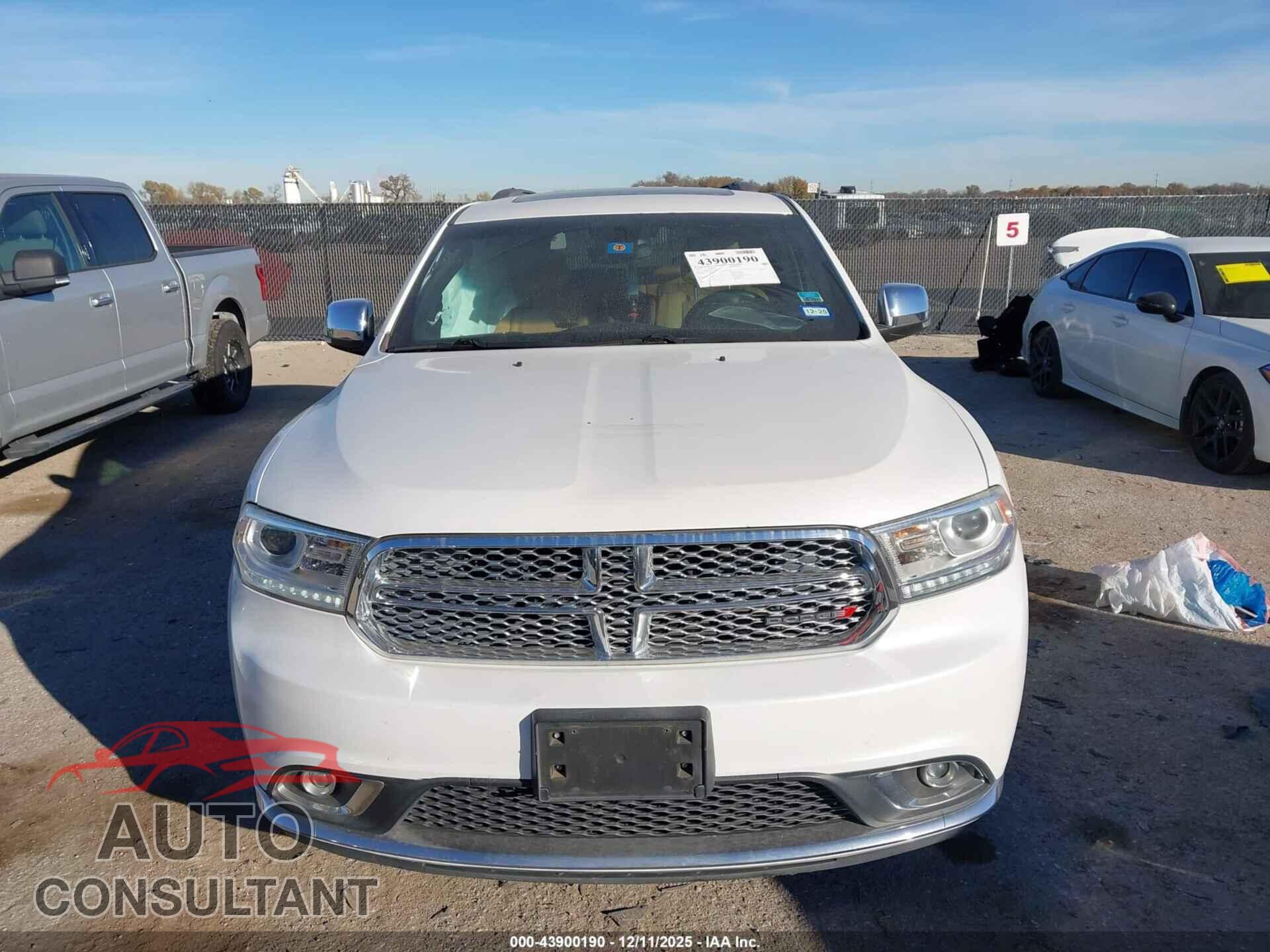 DODGE DURANGO 2017 - 1C4SDHET0HC709259
