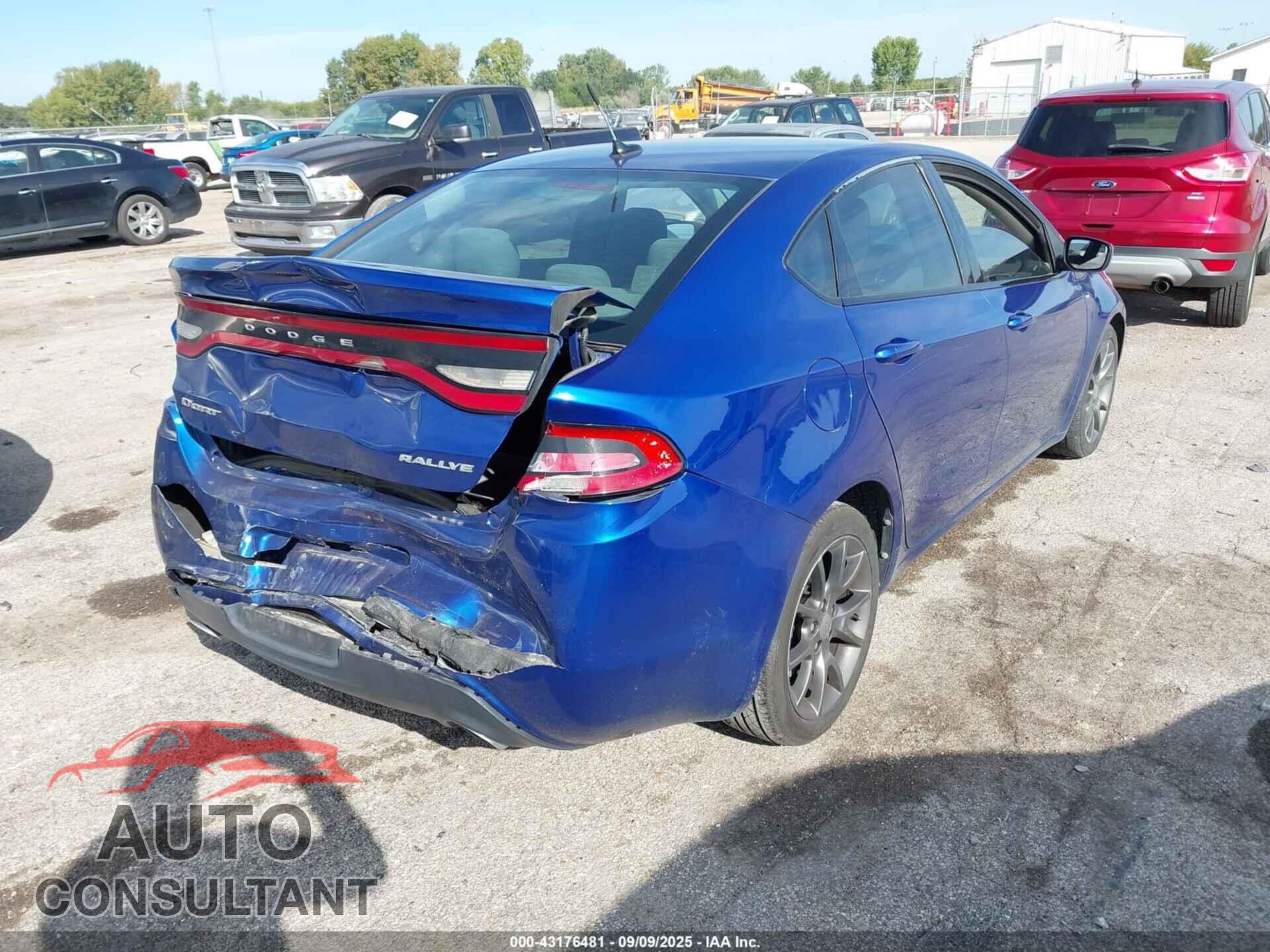 DODGE DART 2013 - 1C3CDFBA1DD181641