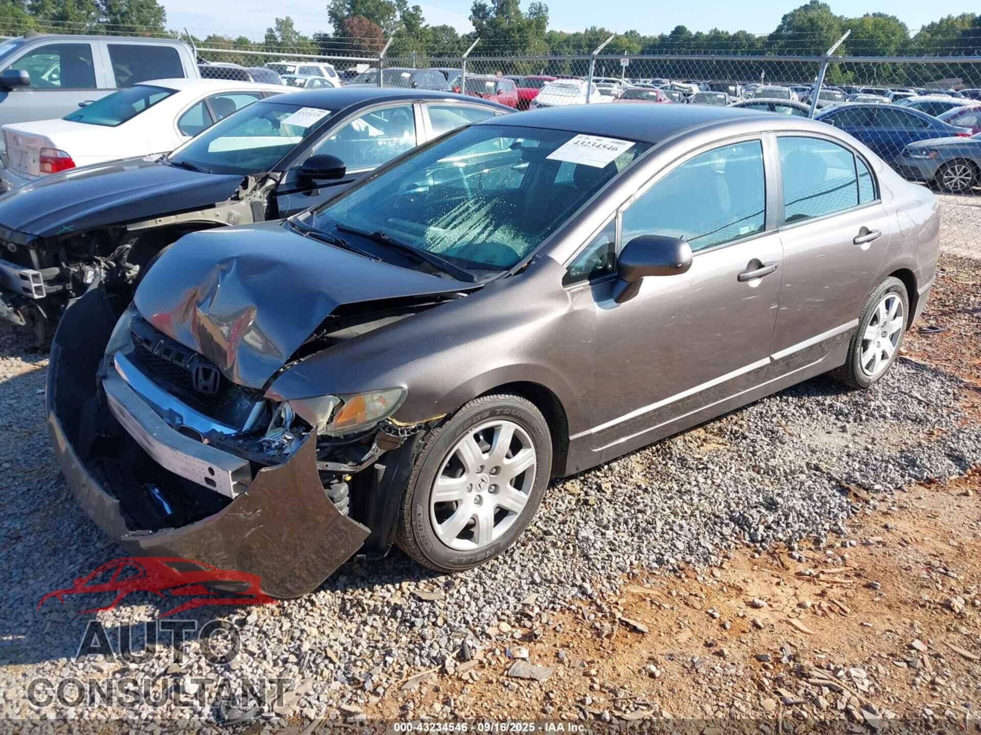 HONDA CIVIC 2010 - 19XFA1F5XAE082957