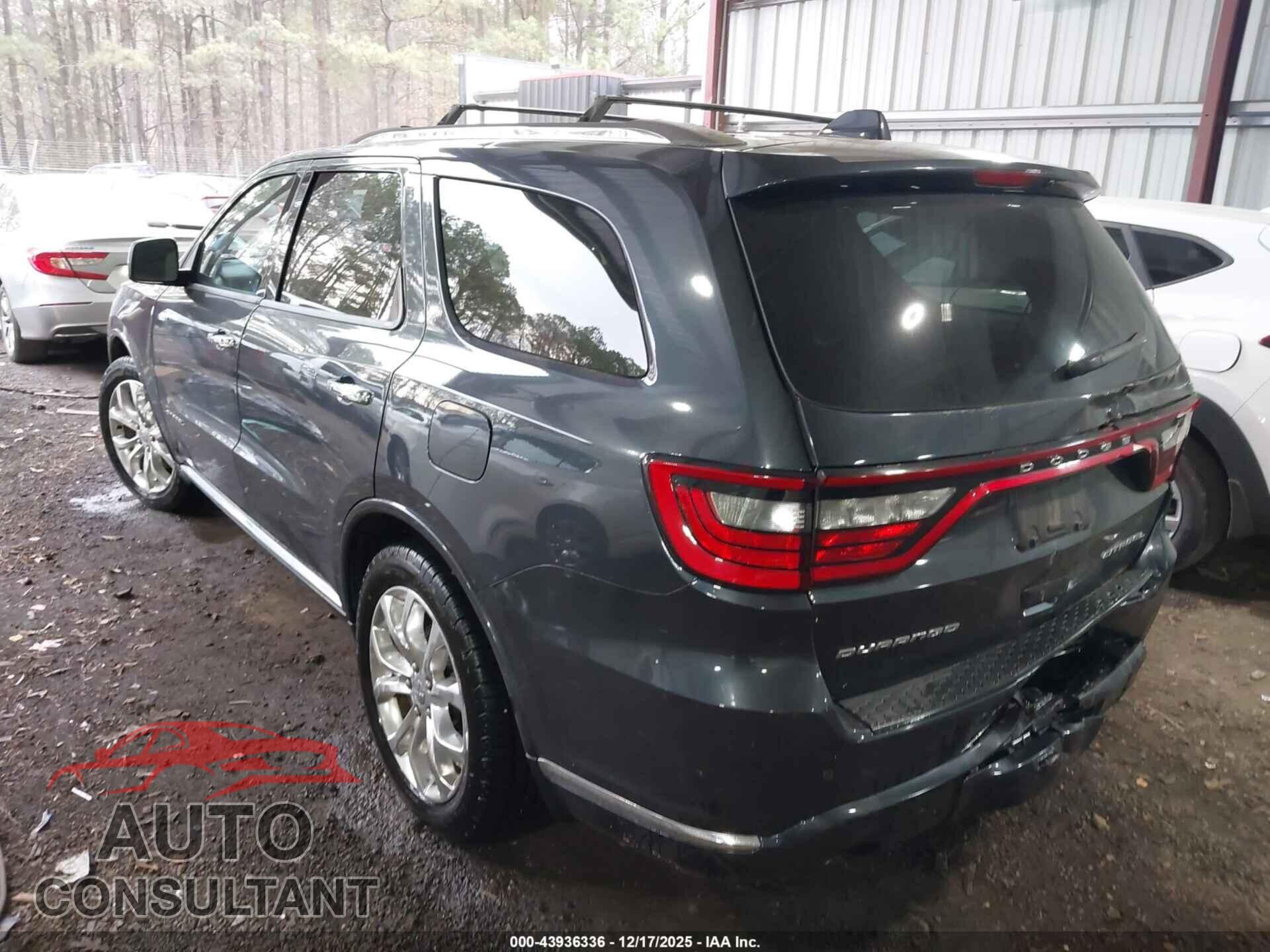 DODGE DURANGO 2016 - 1C4RDHEG3GC330806
