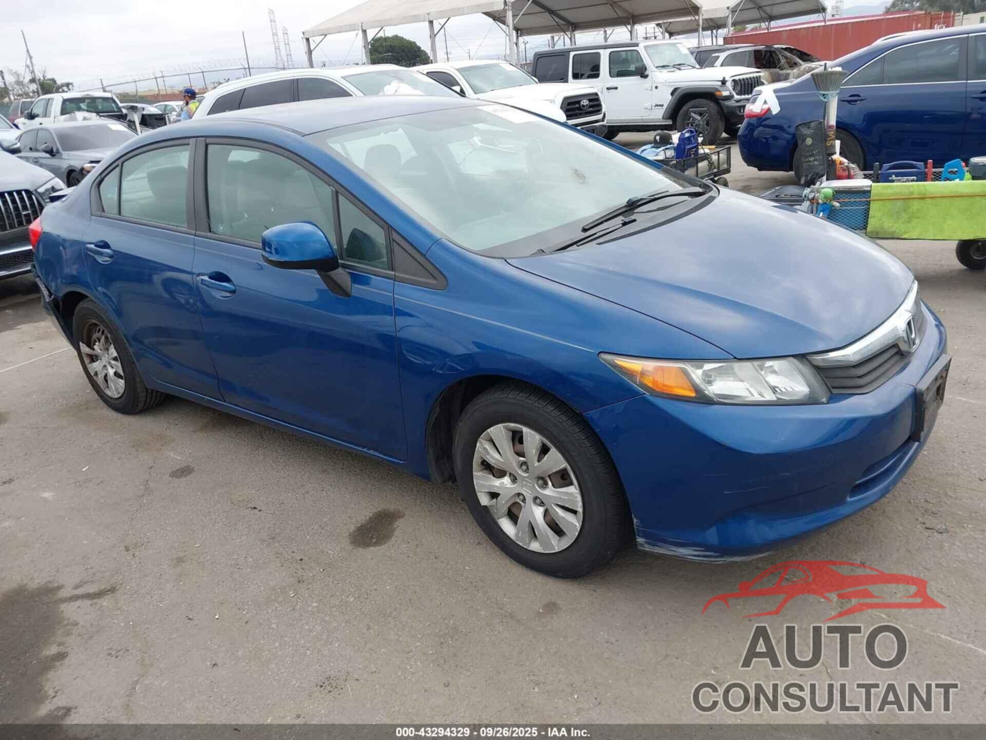 HONDA CIVIC 2012 - 19XFB2F51CE361994