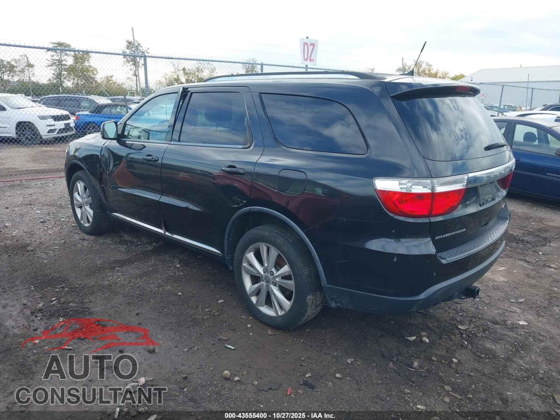DODGE DURANGO 2012 - 1C4RDHDG8CC206624