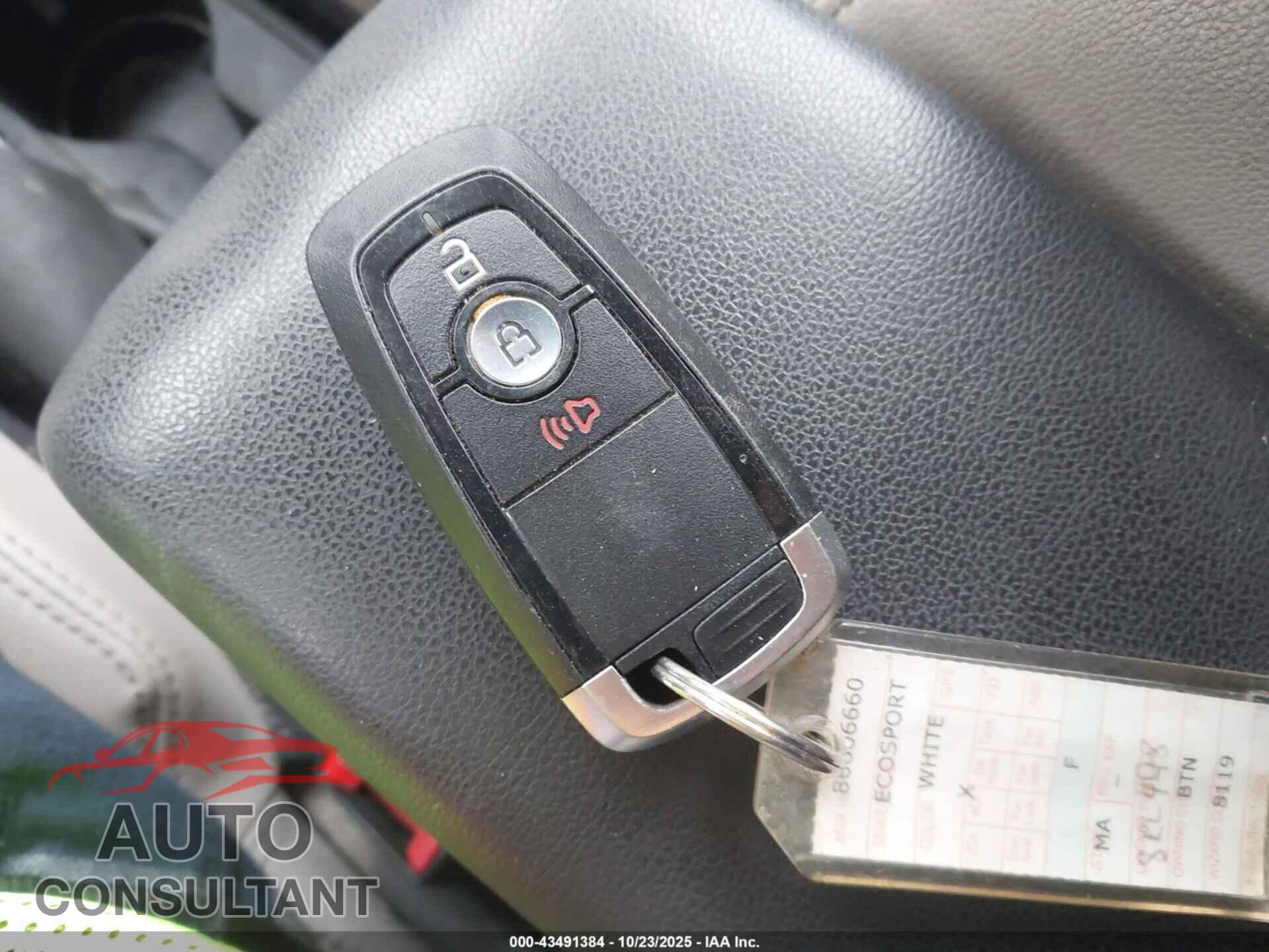 FORD ECOSPORT 2019 - MAJ6S3KL5KC302422