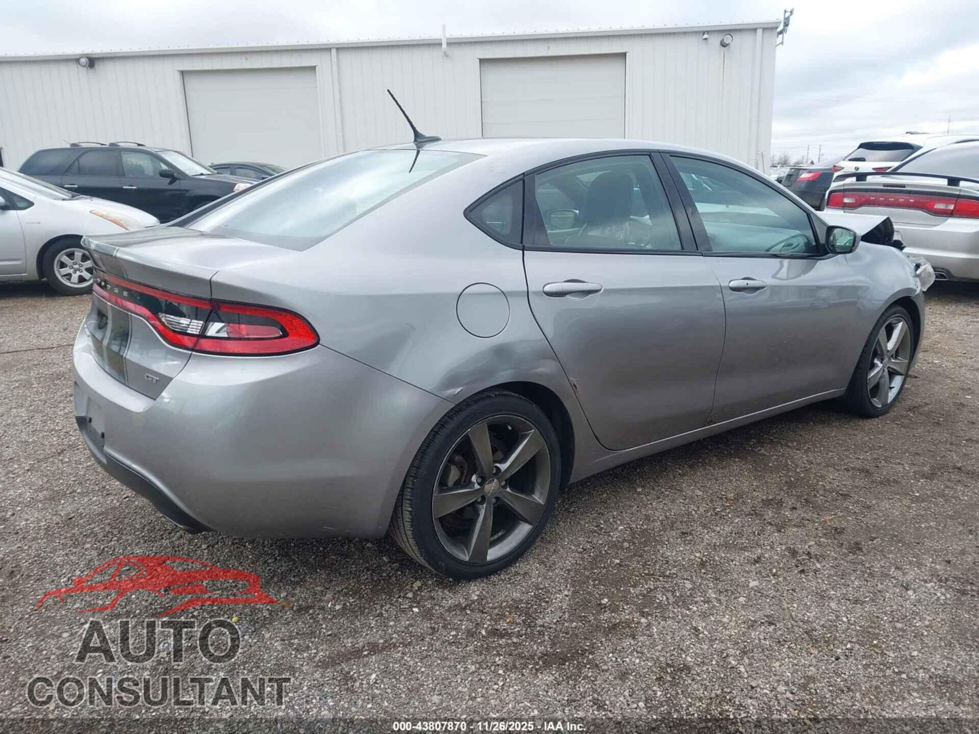 DODGE DART 2015 - 1C3CDFEB3FD378270