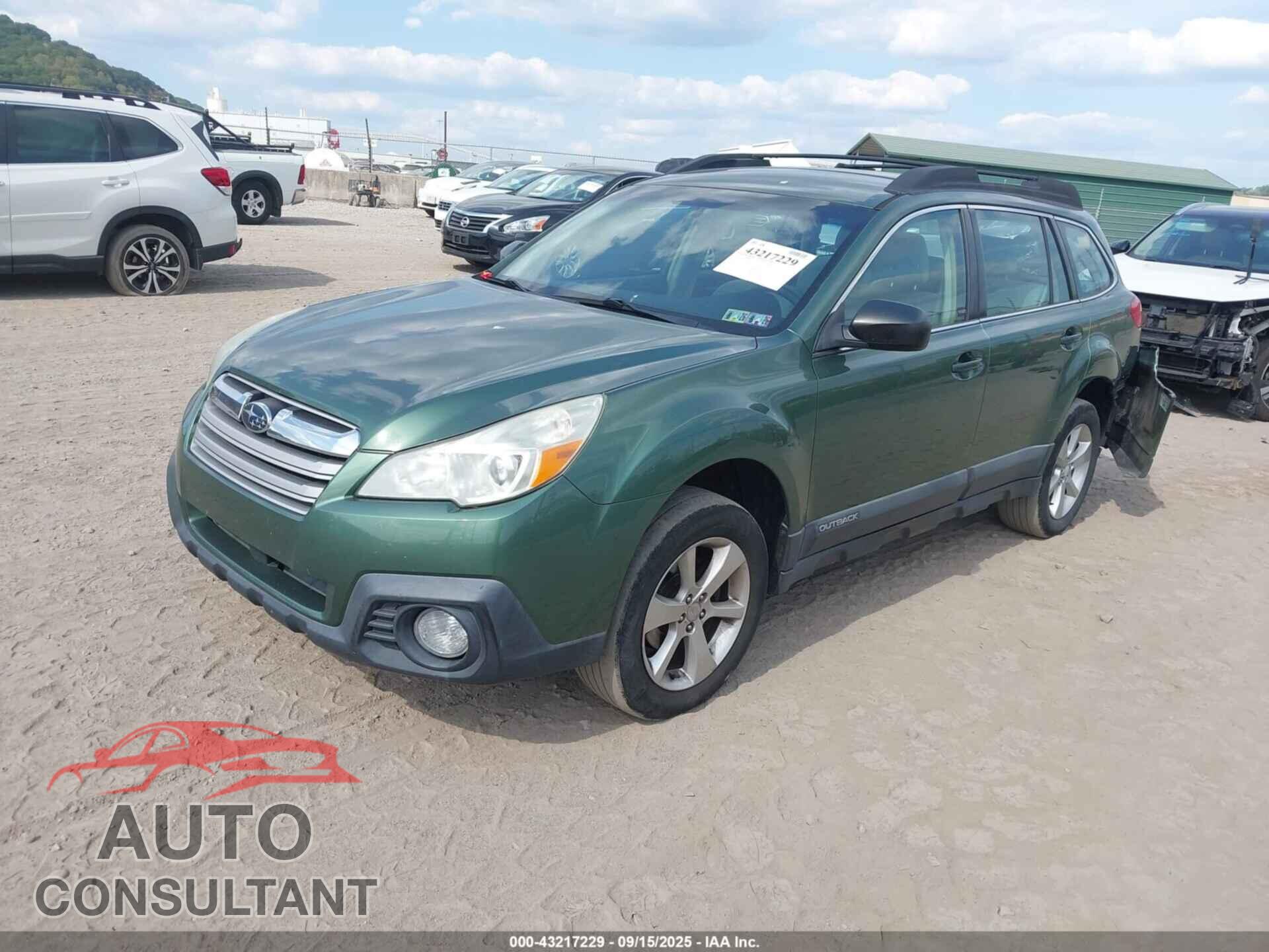 SUBARU OUTBACK 2014 - 4S4BRBAC4E3223789