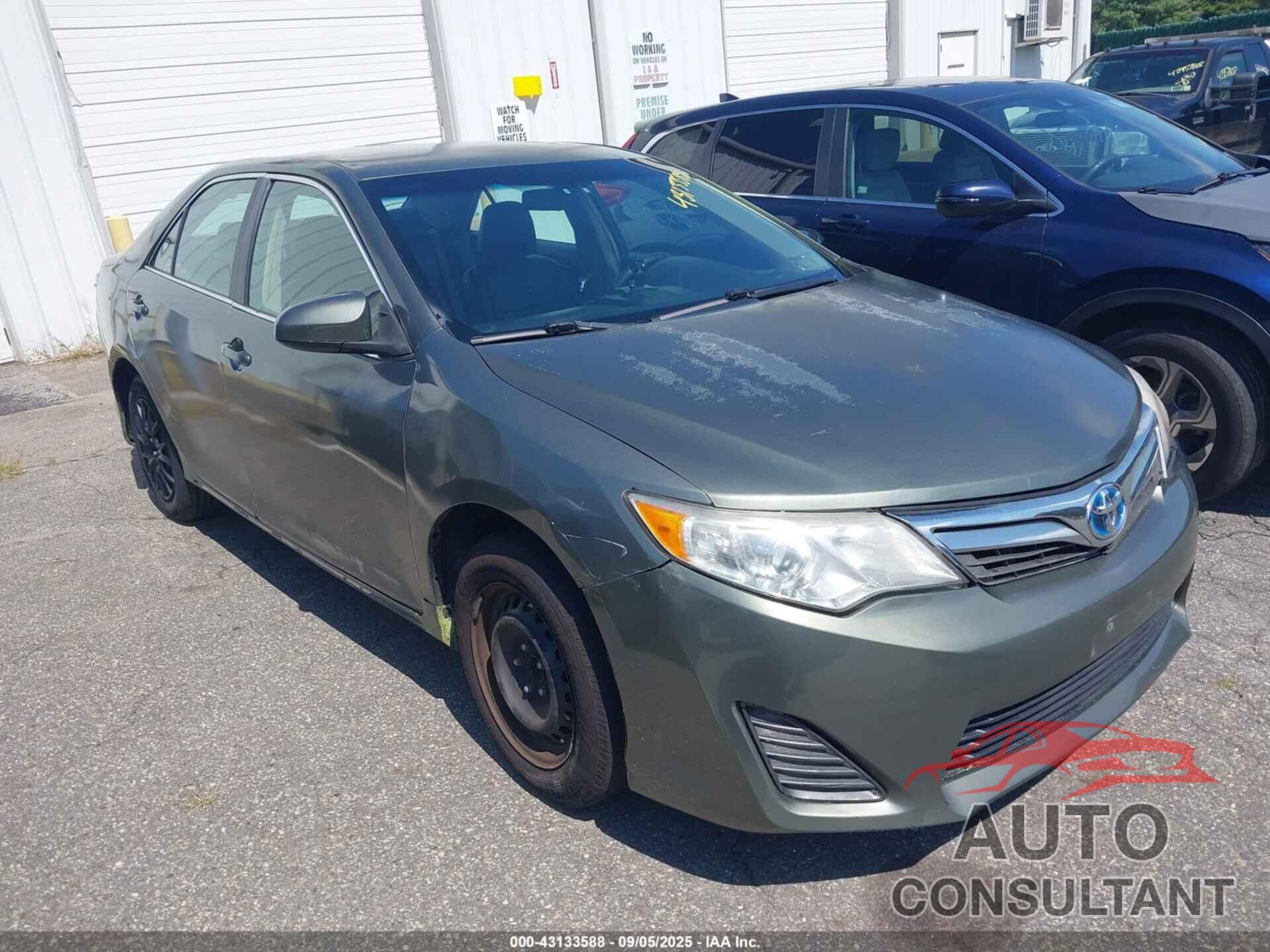 TOYOTA CAMRY HYBRID 2014 - 4T1BD1FK2EU102603