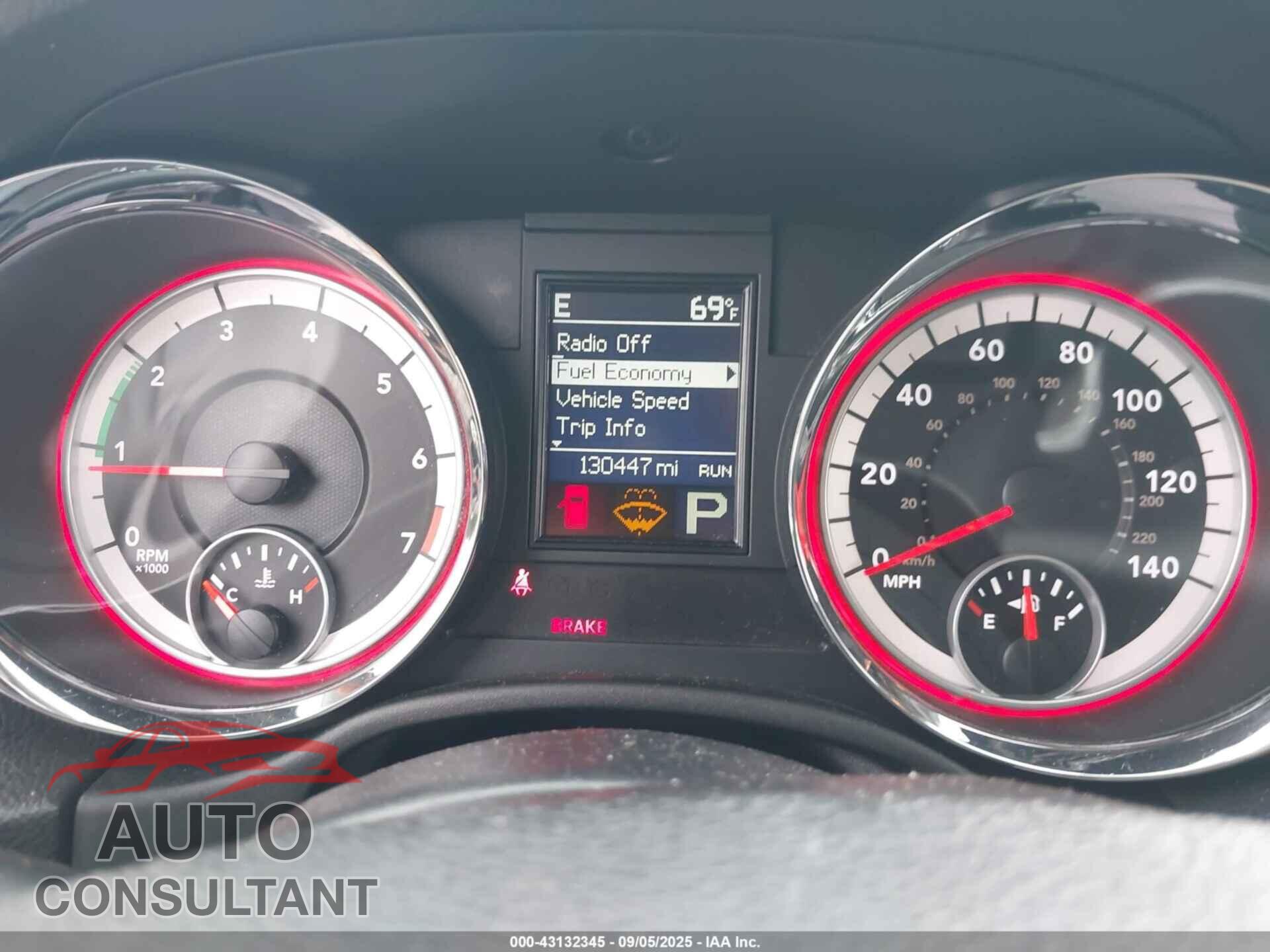 DODGE DURANGO 2013 - 1C4RDJDG1DC611121