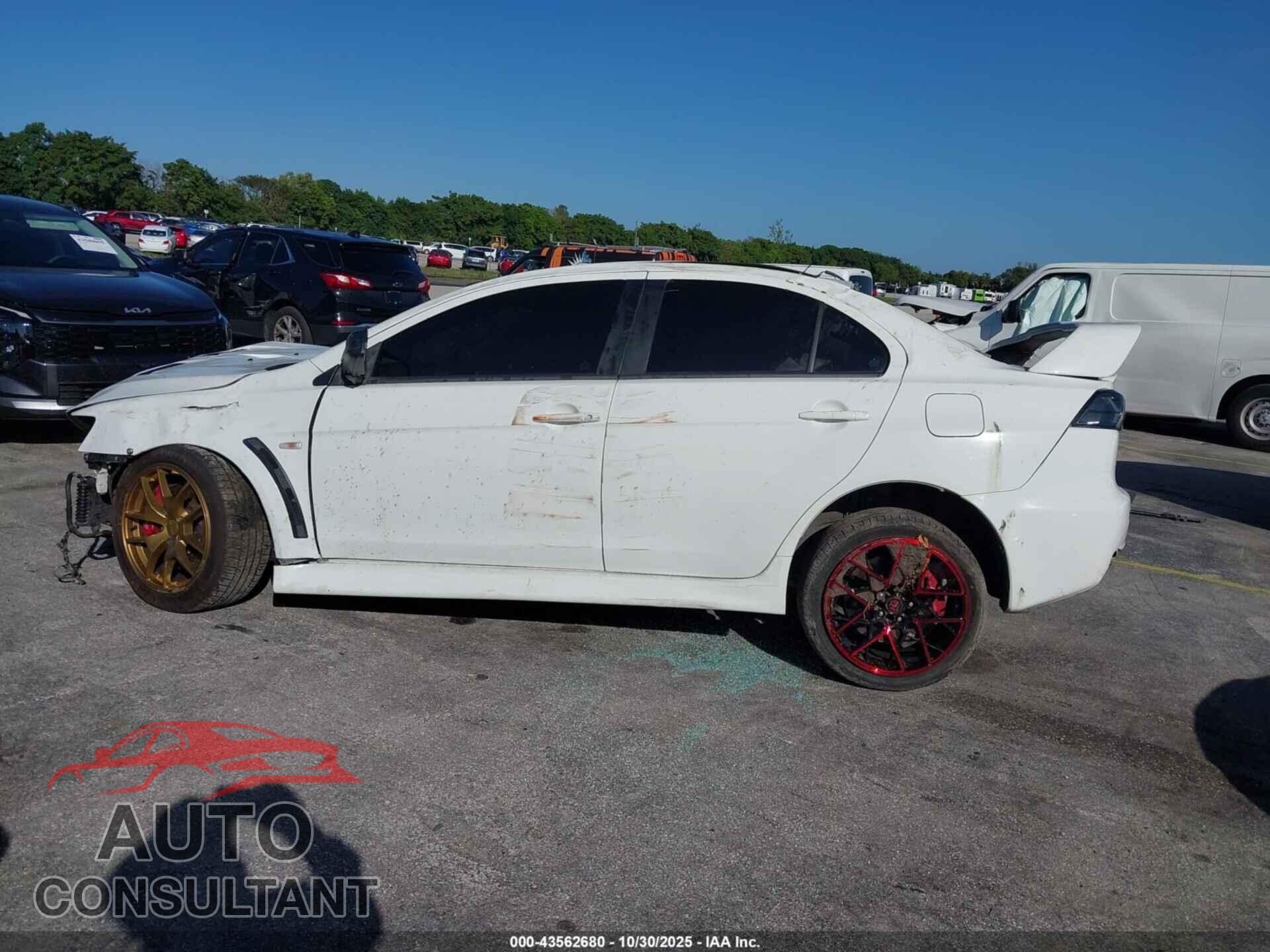 MITSUBISHI LANCER EVOLUTION 2013 - JA32W5FV0DU005865
