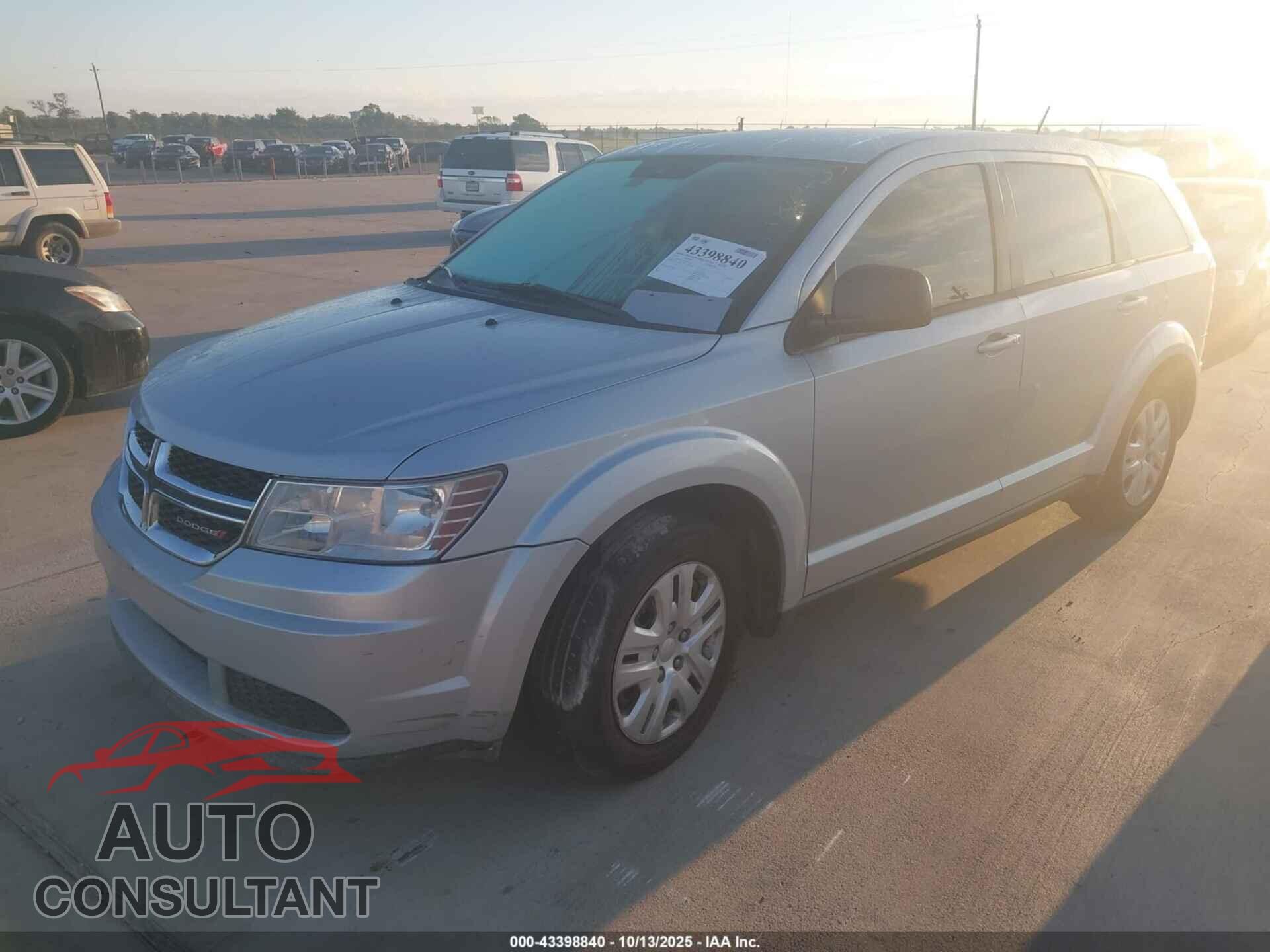 DODGE JOURNEY 2014 - 3C4PDCAB3ET182453