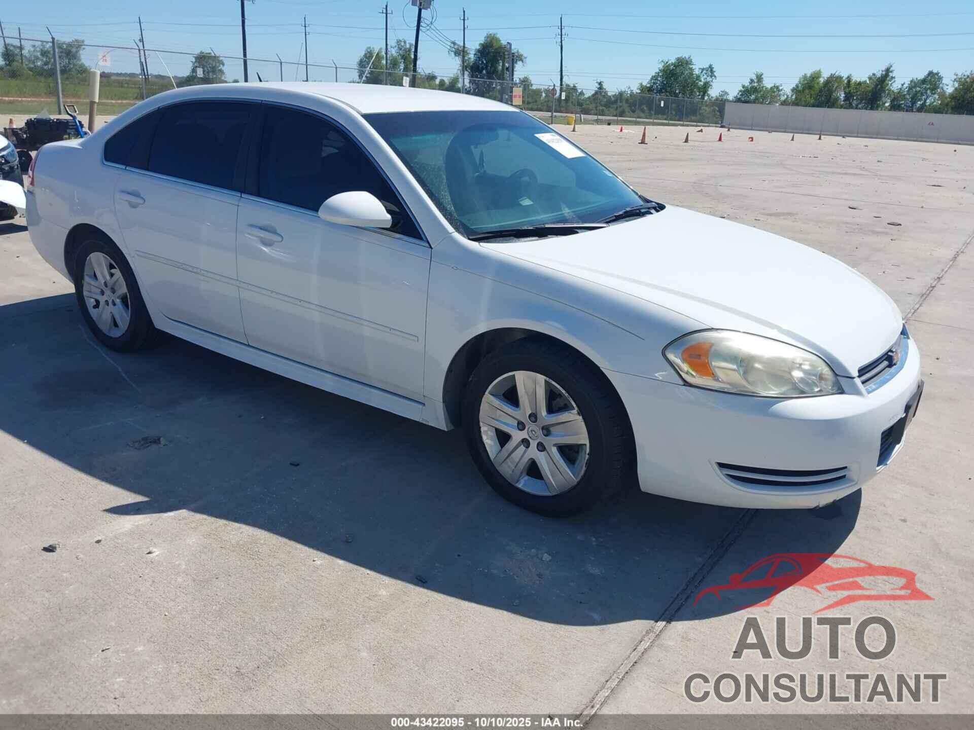 CHEVROLET IMPALA 2011 - 2G1WA5EK6B1157580