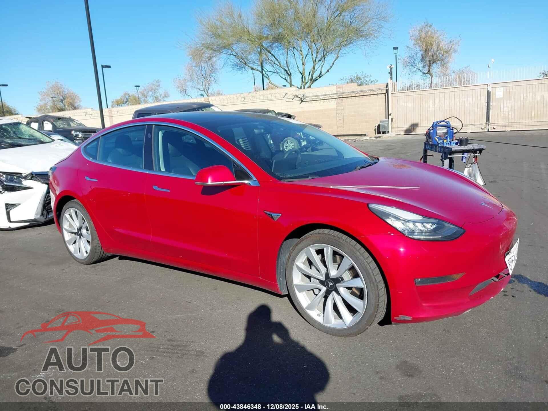 TESLA MODEL 3 2019 - 5YJ3E1EA9KF314546