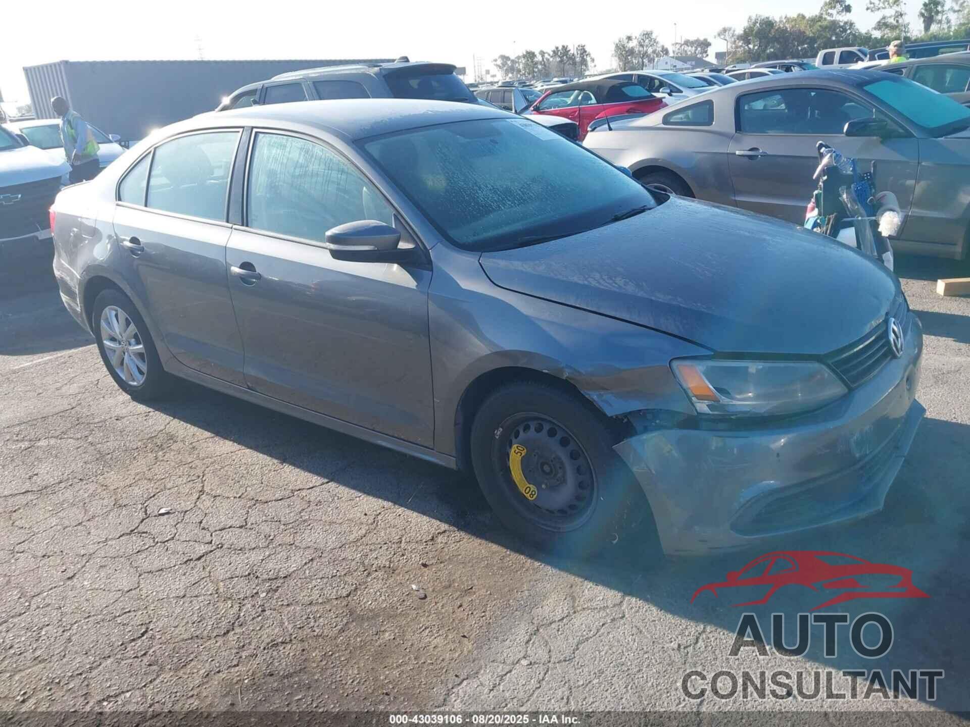 VOLKSWAGEN JETTA 2012 - 3VWDP7AJ3CM303494