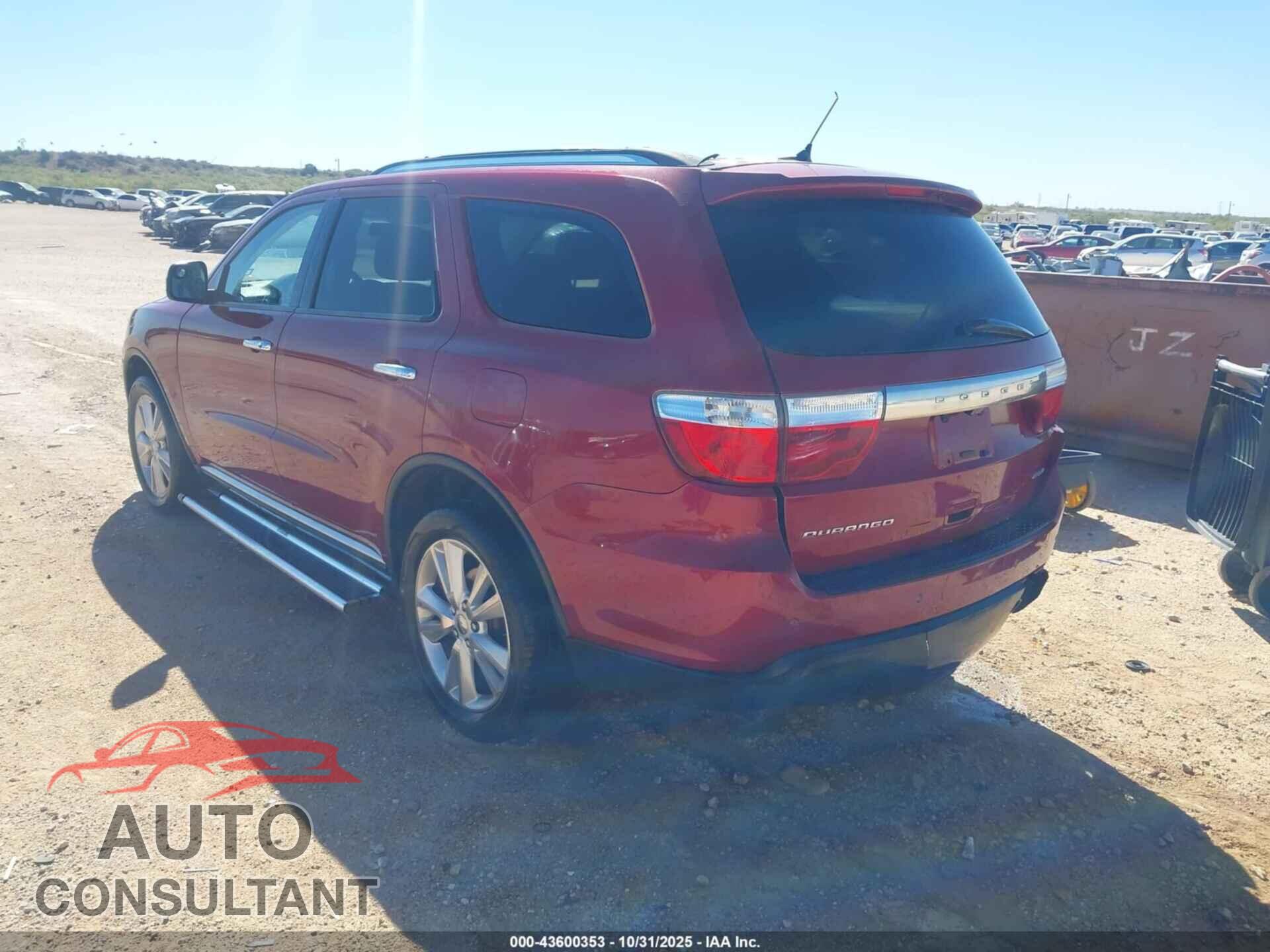 DODGE DURANGO 2013 - 1C4RDHDG3DC667778