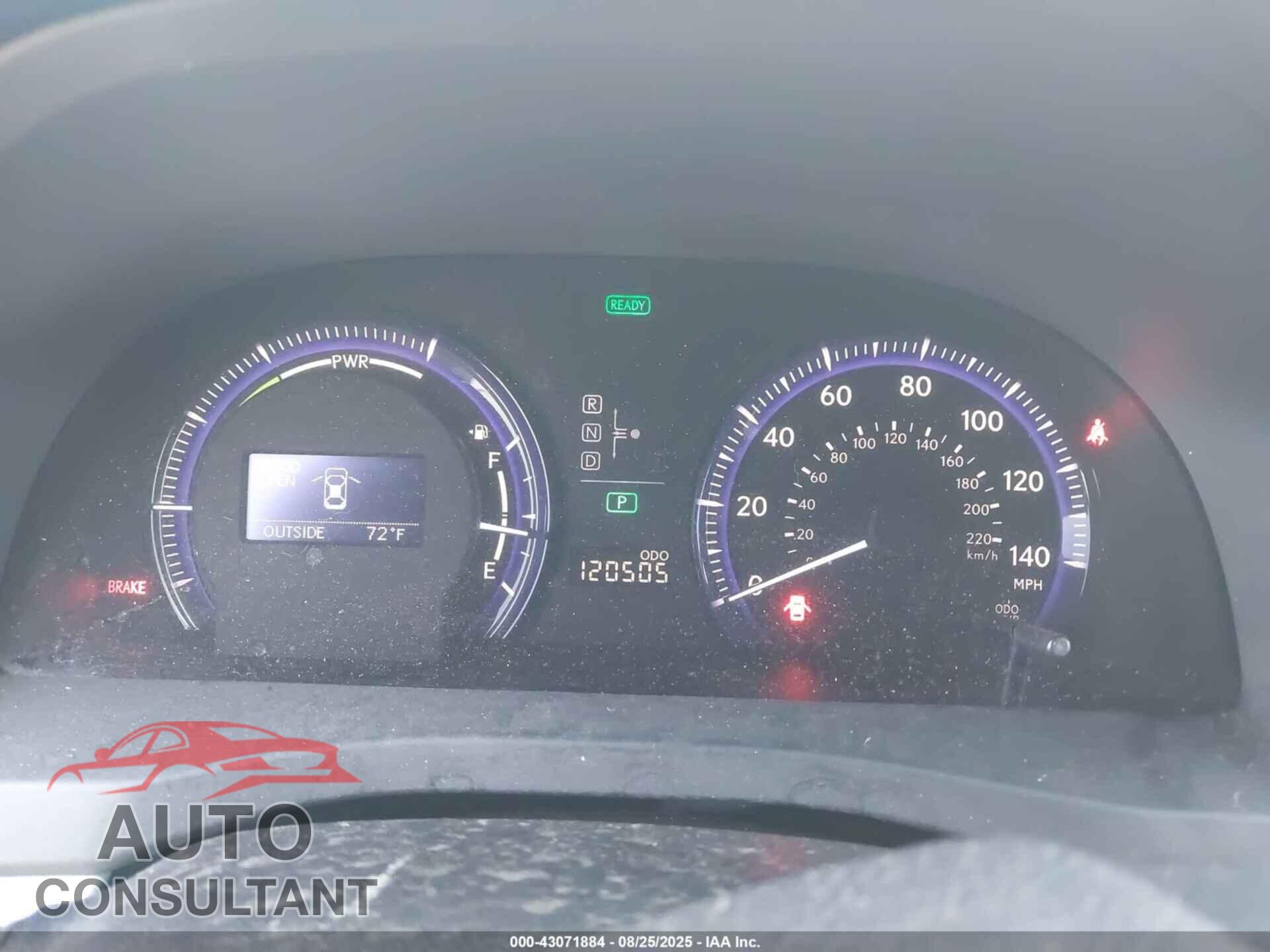 LEXUS HS 250H 2010 - JTHBB1BAXA2003541