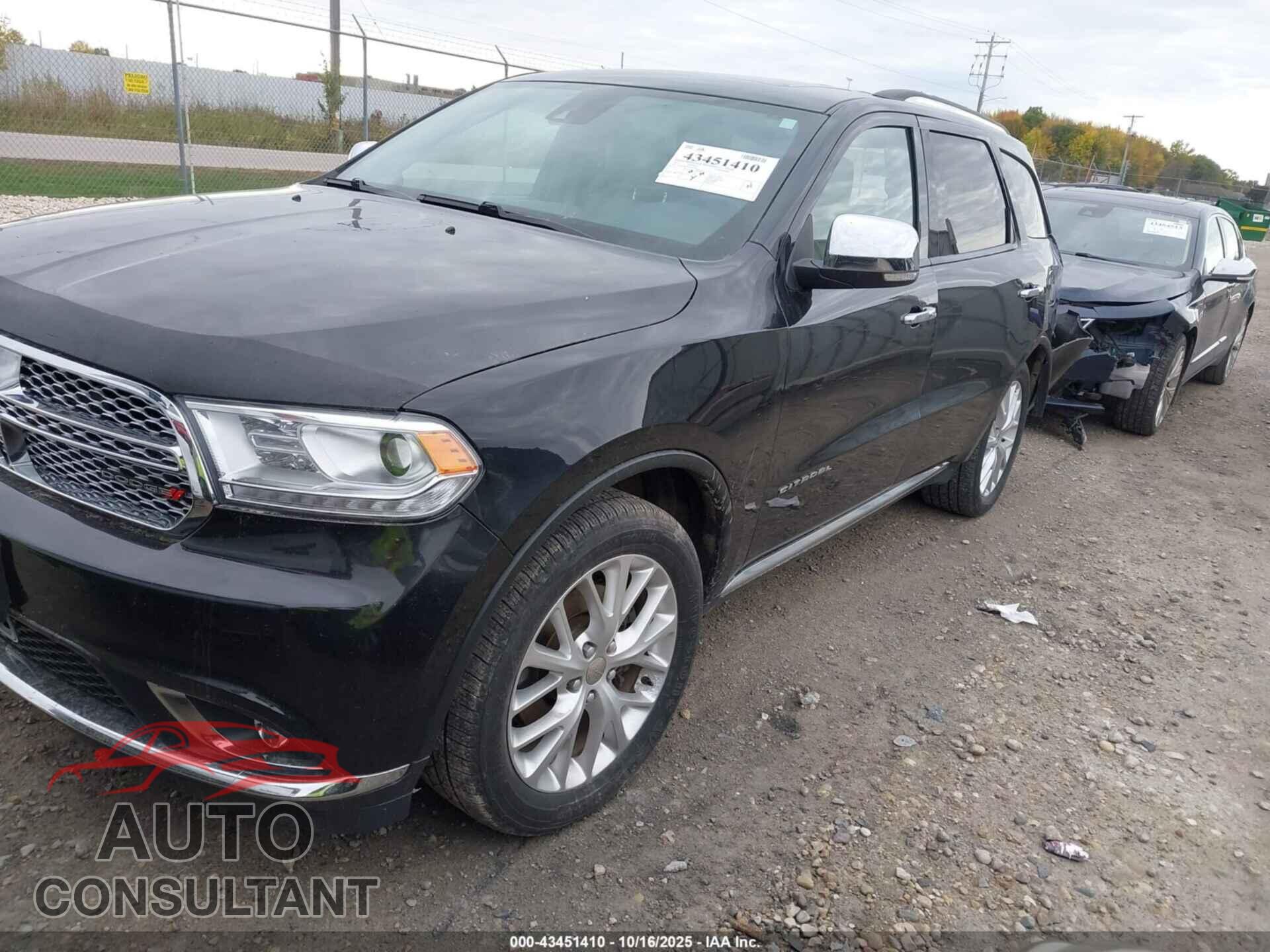 DODGE DURANGO 2015 - 1C4RDJEG9FC203094