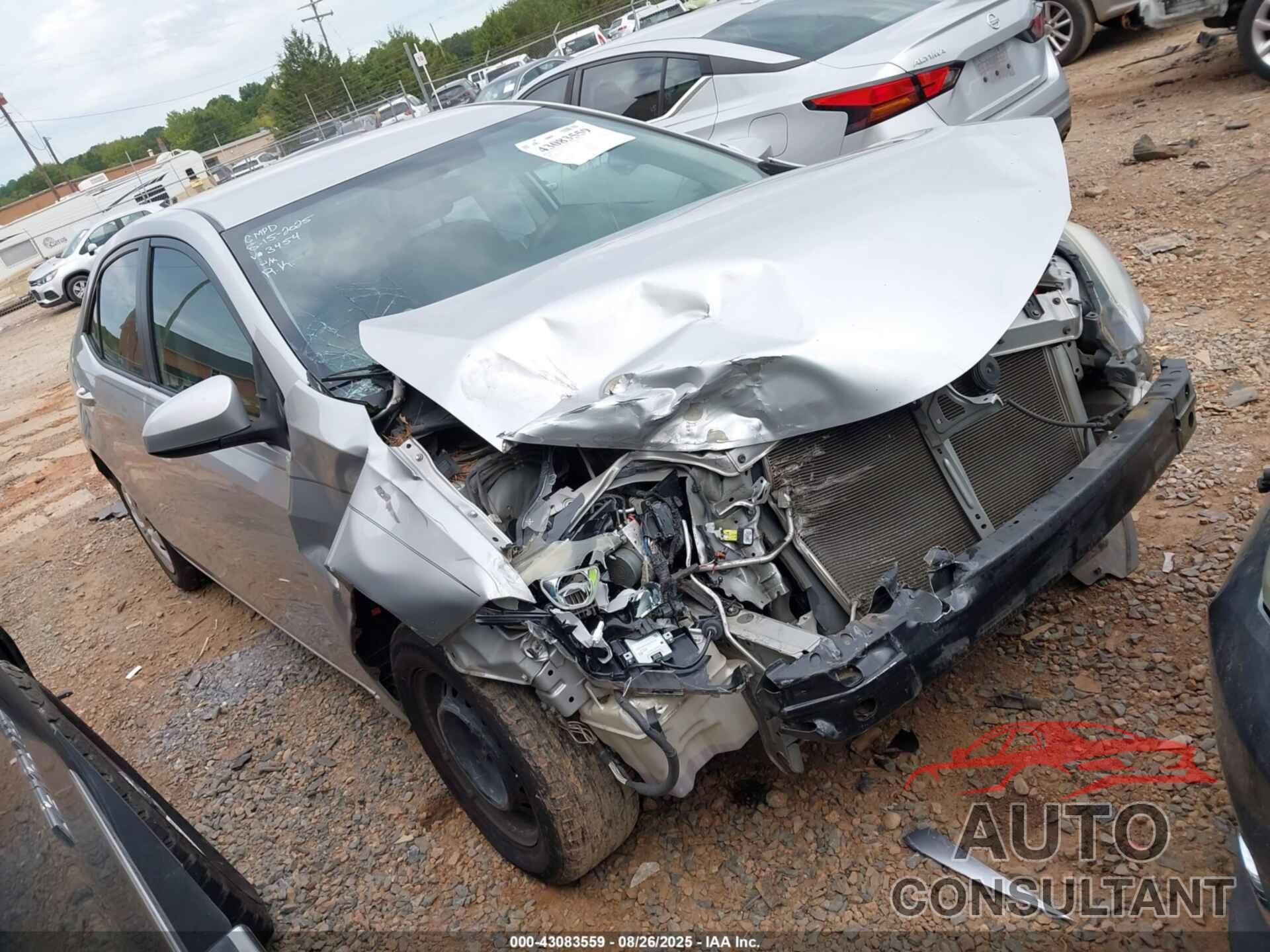 TOYOTA COROLLA 2015 - 2t1burhe5fc373454