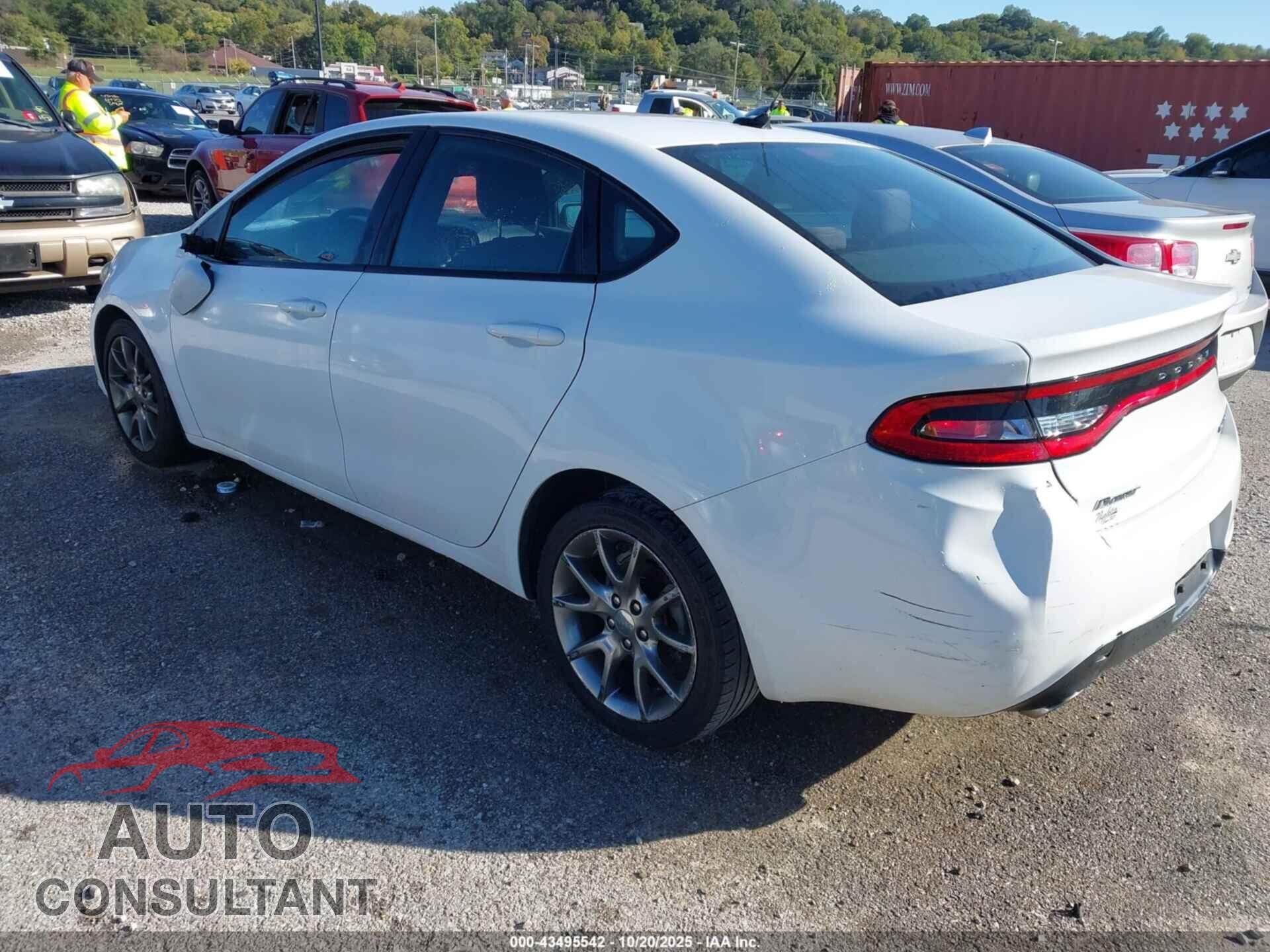 DODGE DART 2015 - 1C3CDFBB7FD268360