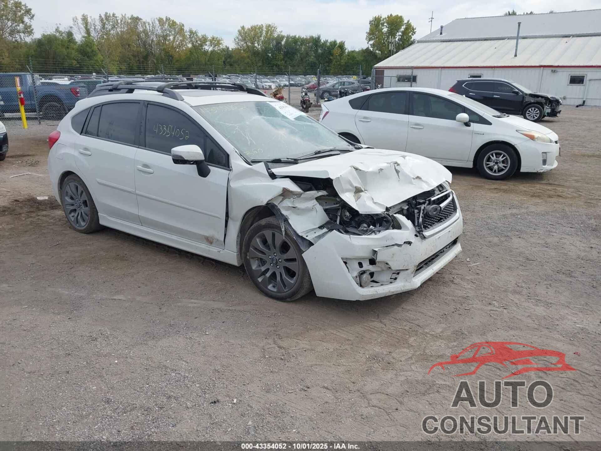 SUBARU IMPREZA 2016 - JF1GPAY67GH286018