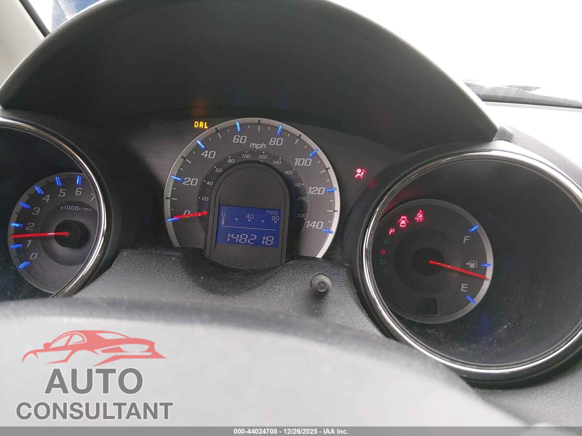 HONDA FIT 2012 - JHMGE8H59CC032980