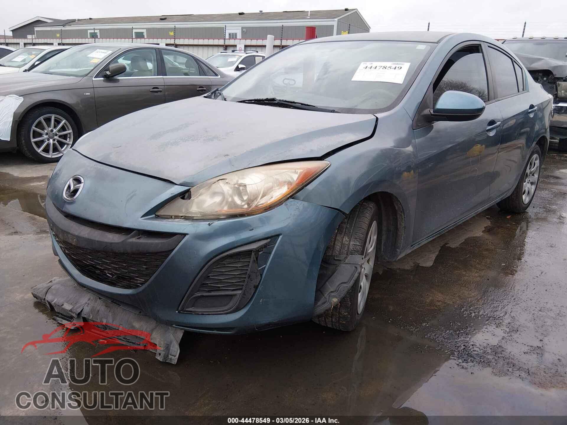 MAZDA MAZDA3 2011 - JM1BL1UF3B1381490