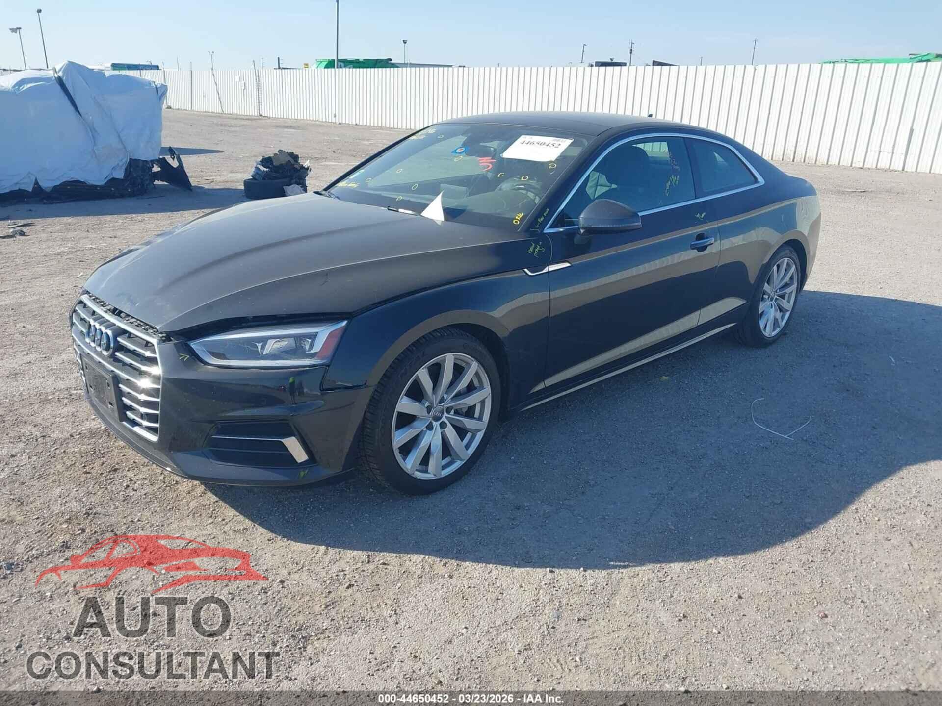 AUDI A5 2018 - WAUPNAF53JA003881