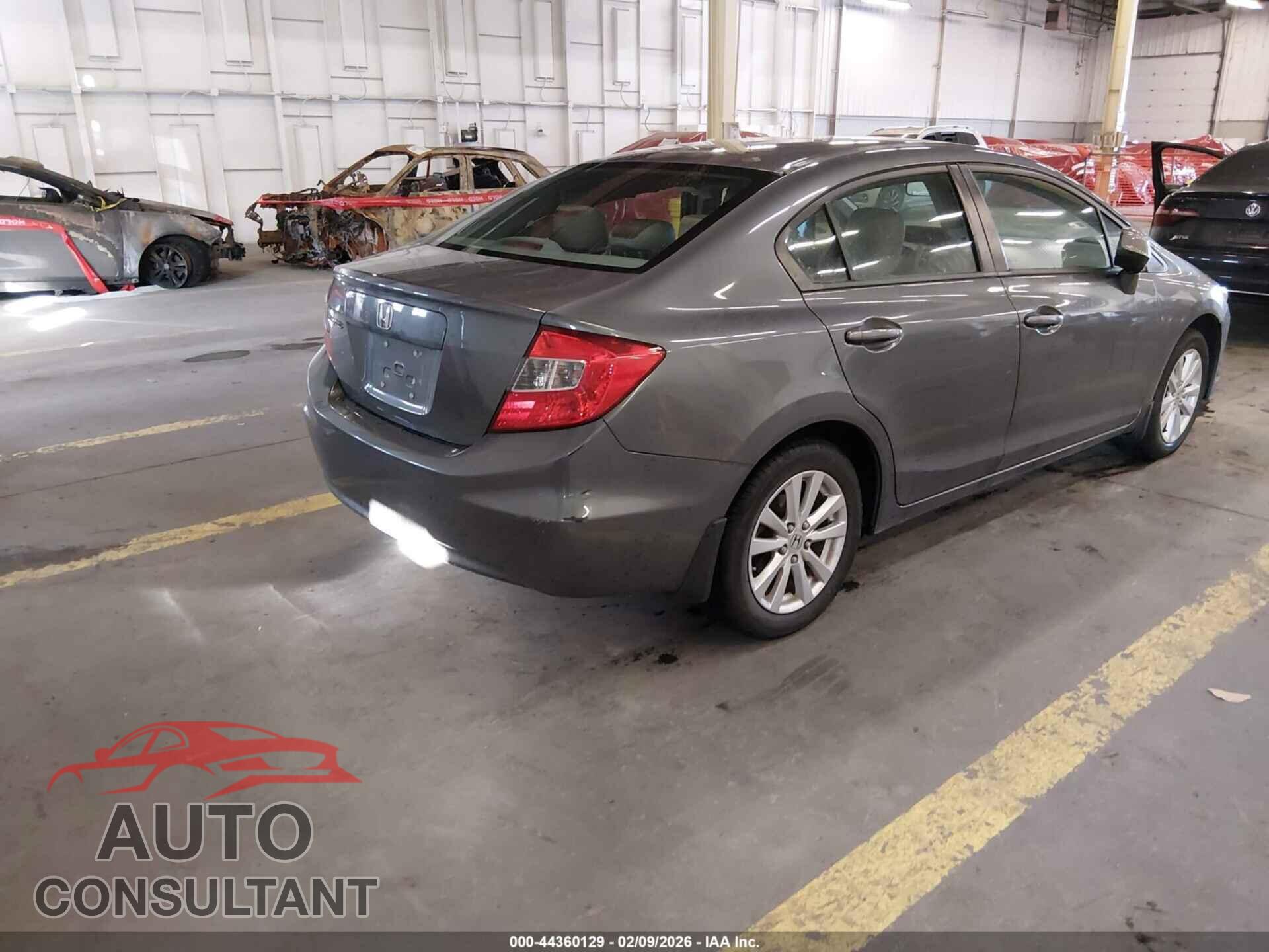 HONDA CIVIC 2012 - 2HGFB2F87CH307728