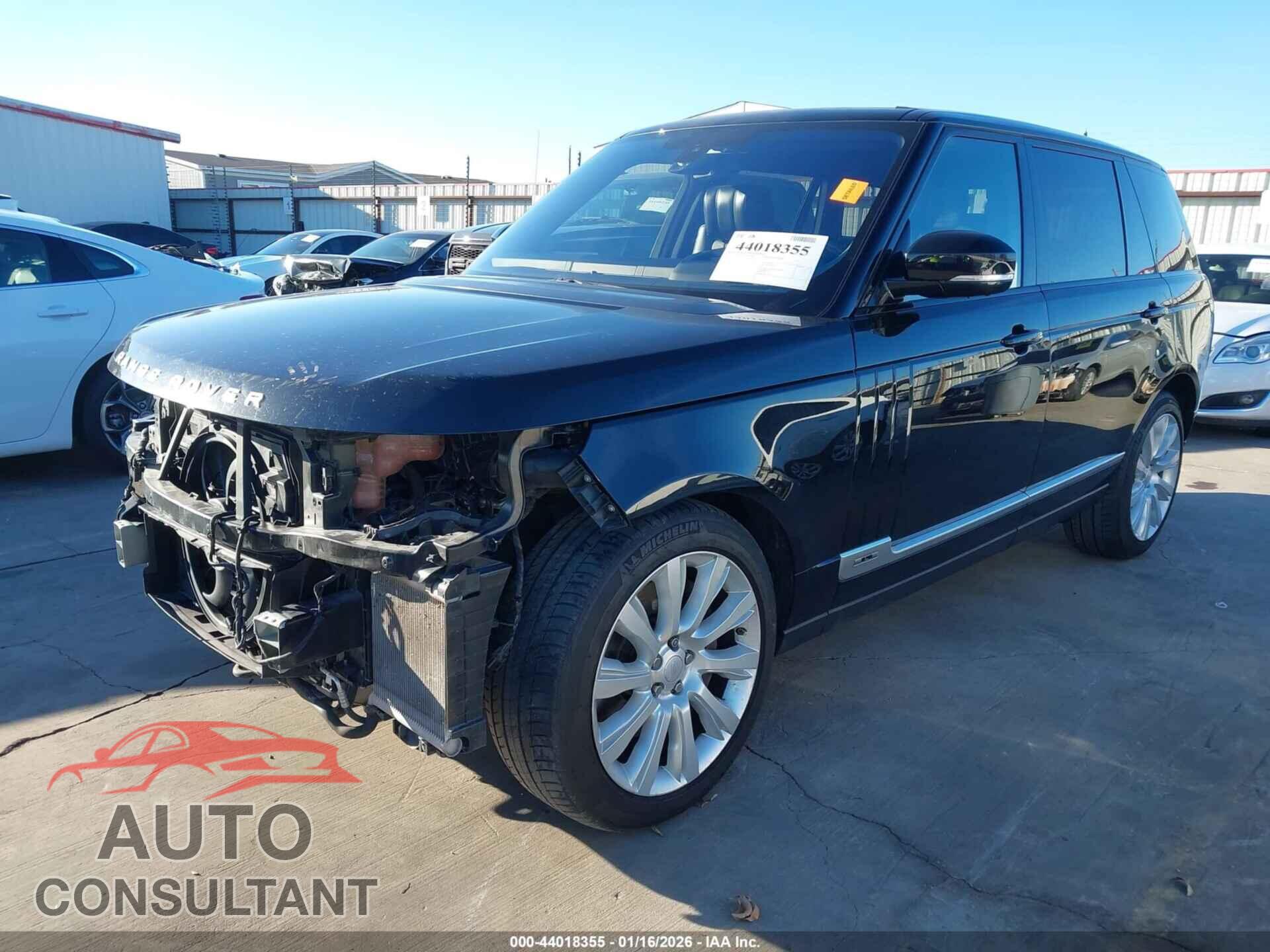 LAND ROVER RANGE ROVER 2016 - SALGS3EF5GA264447