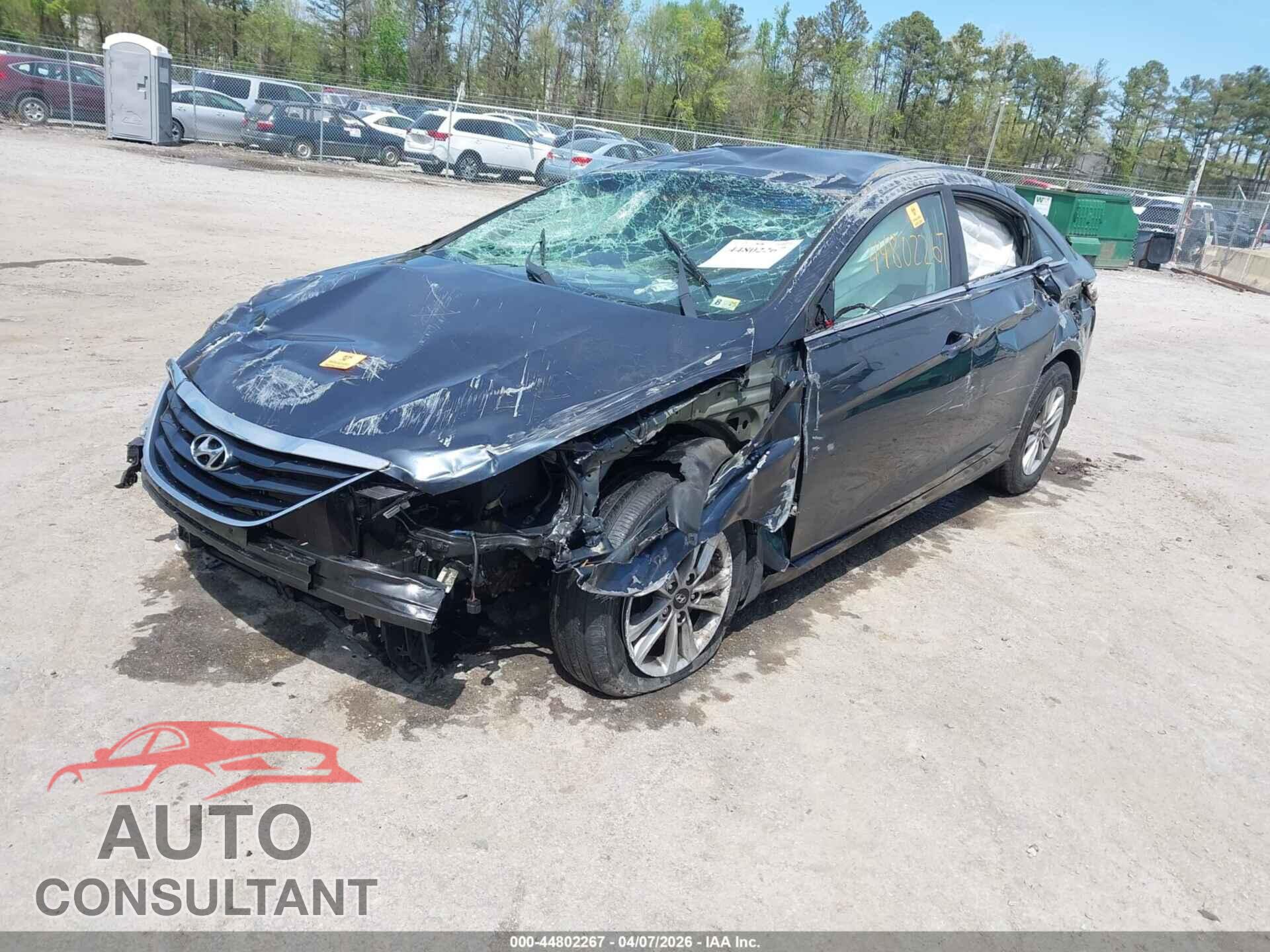 HYUNDAI SONATA 2012 - 5NPEB4AC5CH394036