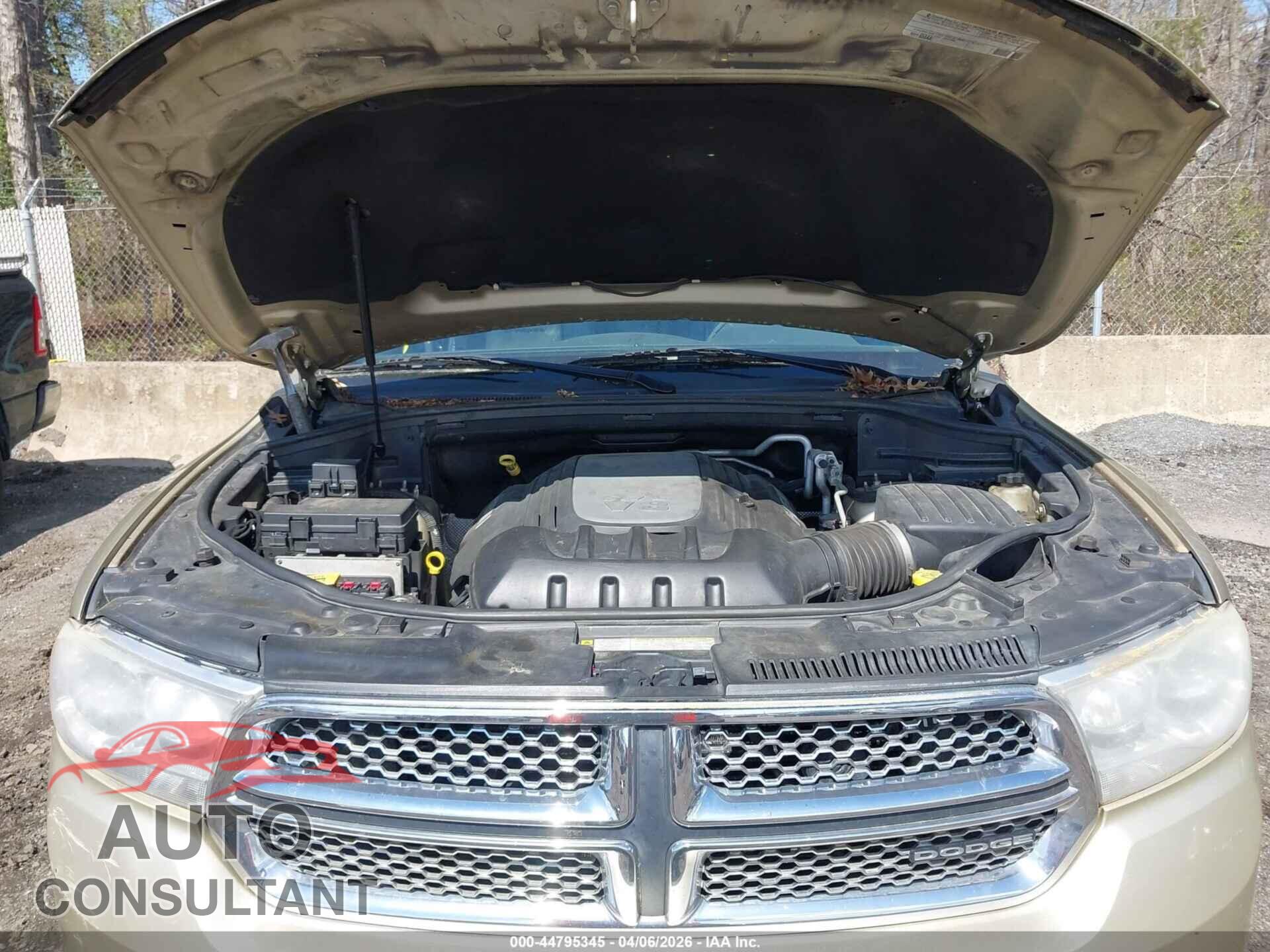 DODGE DURANGO 2012 - 1C4SDJET7CC153614
